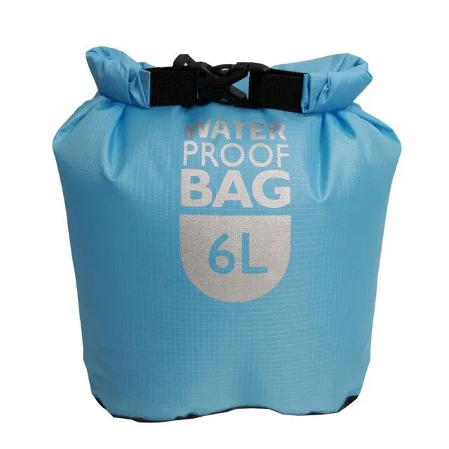 1pc Waterproof Dry Bag Pack Swimming Rafting Kayaking Bags Trekking Floating Sailing Canoing Boating Water Resistance Dry Sacks