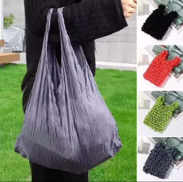 2 Count Reusable Foldable Shopping Bag Bundle