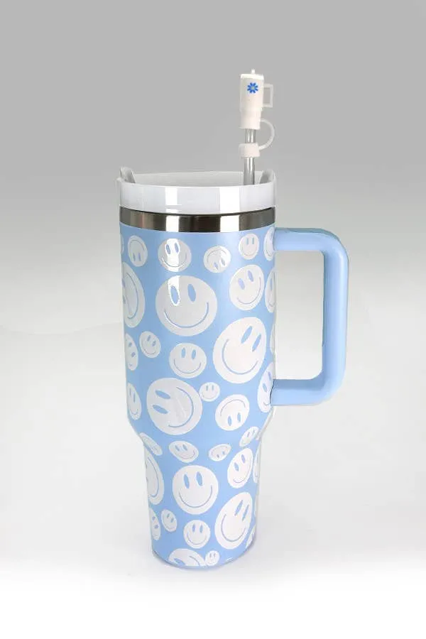 40oz  SILICONE TUMBLER  STYLE STRAW COVER CAP | 40BT1921: OFF WHITE