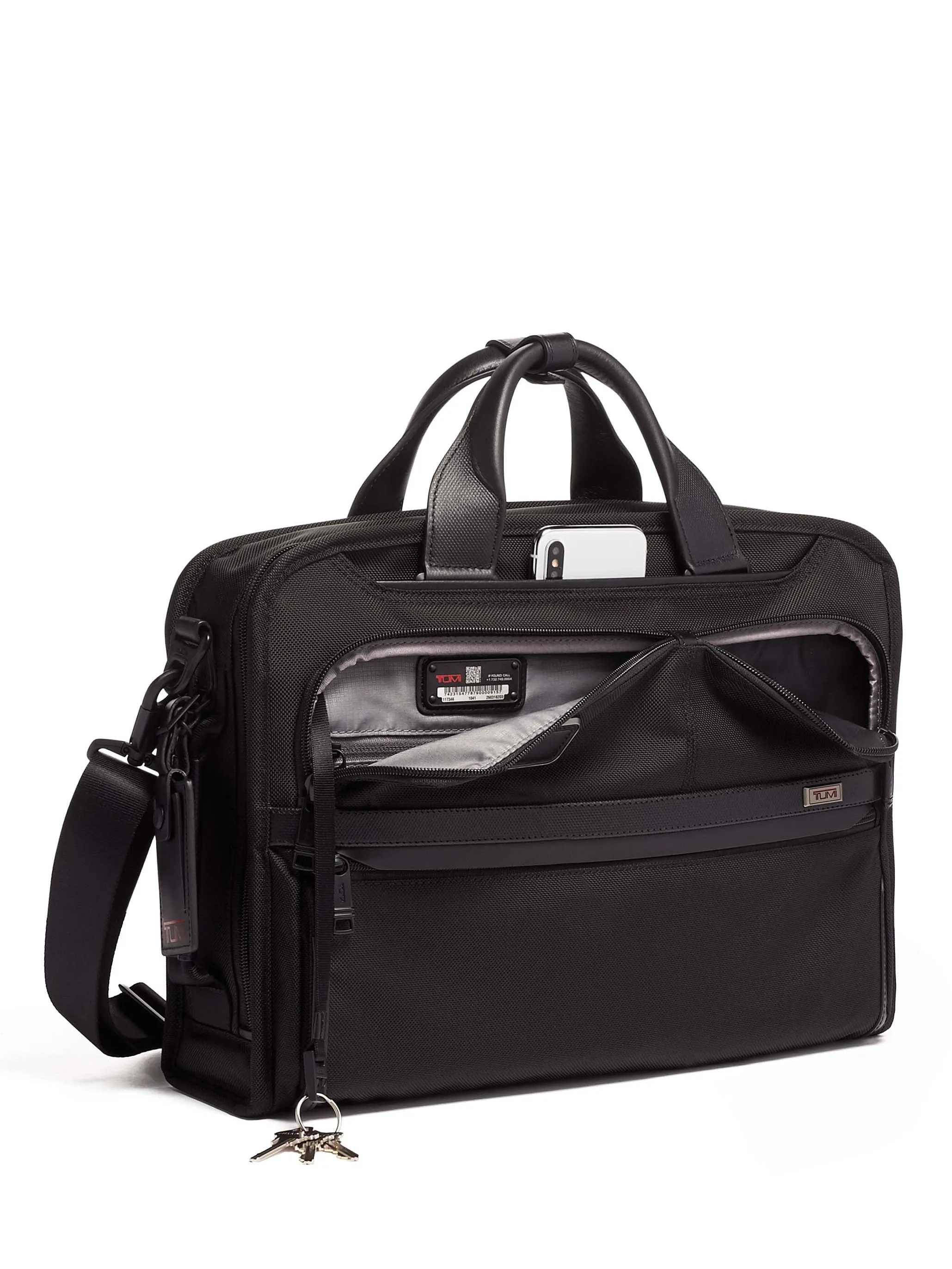 Alpha Slim Three Way Briefcase