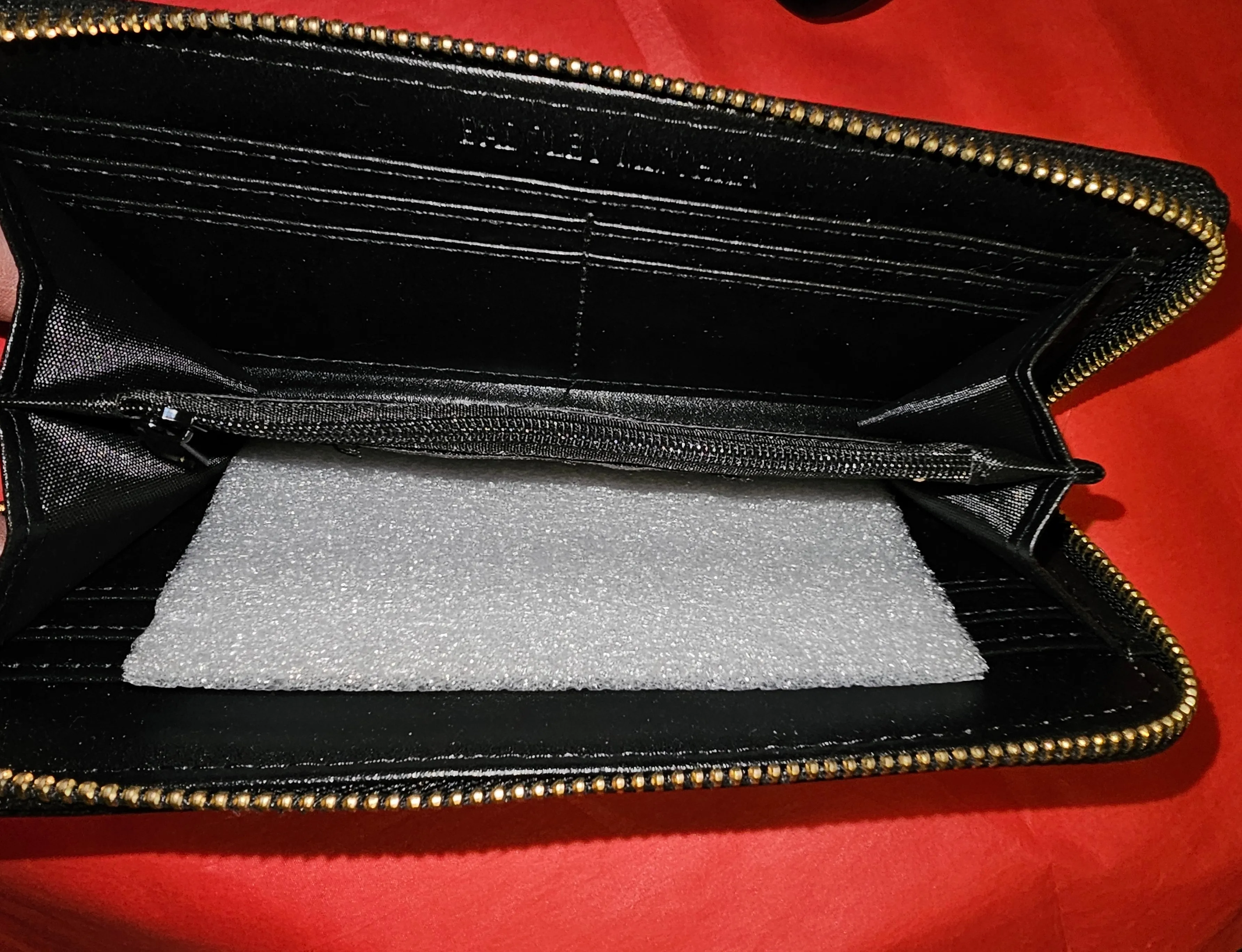 Badgley Mischka Set-Black Vegan Leather Studded Backpack Sling Bag with Wallet