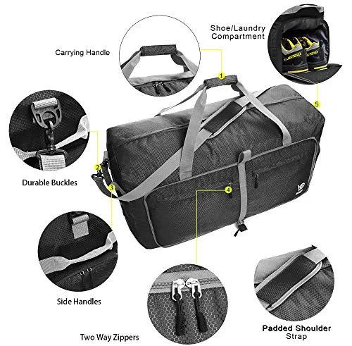 Bago 100L Travel Duffel Bags for Men & Women - 29" X Large Duffle Bag Luggage
