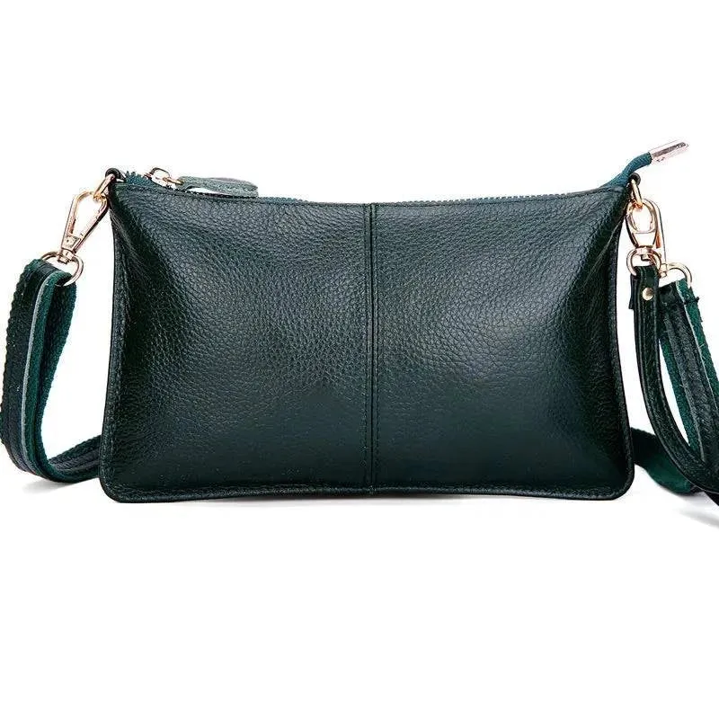 Candy Color Leather Day Clutch