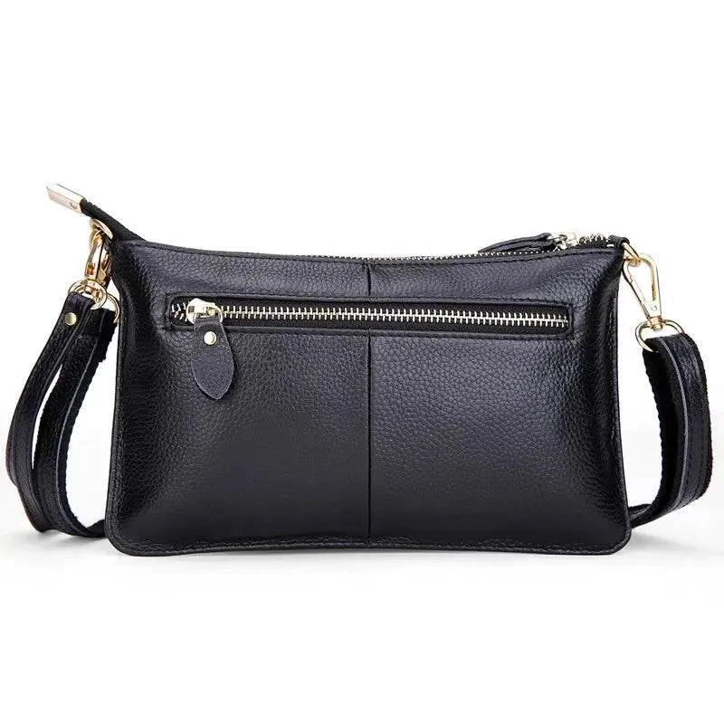 Candy Color Leather Day Clutch