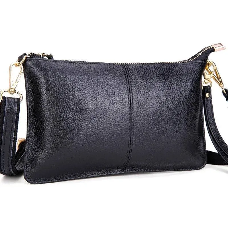 Candy Color Leather Day Clutch
