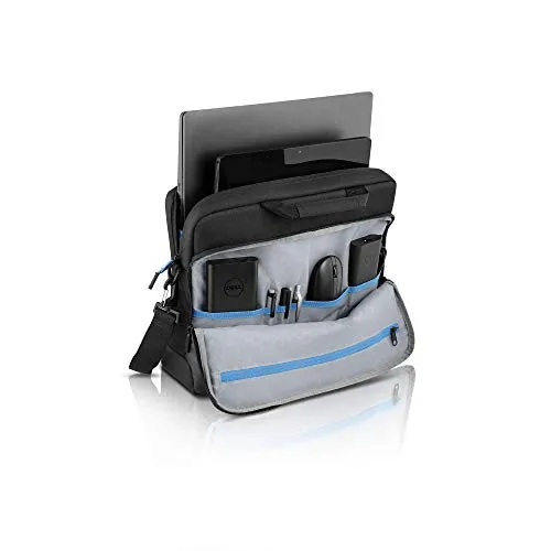 Dell Pro Slim Briefcase 15-Keep Your Laptop, Tablet and Other Essentials securely Protected Within The eco-Friendly Dell Pro Slim Briefcase 15 (PO1520CS), a Slim-fit case Designed for Work and Beyond