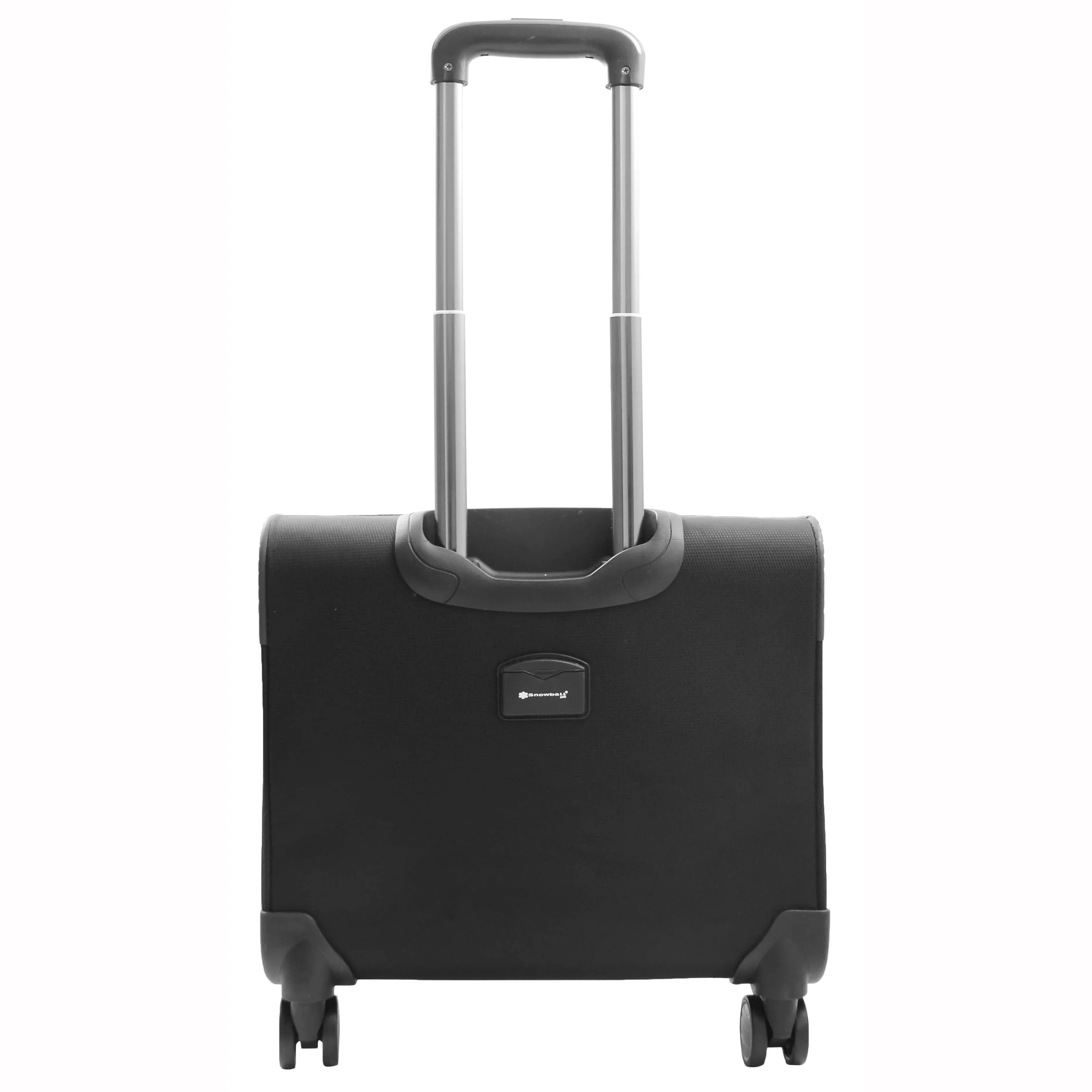 DR527 Pilot Case Cabin Bag With Four Wheels Black