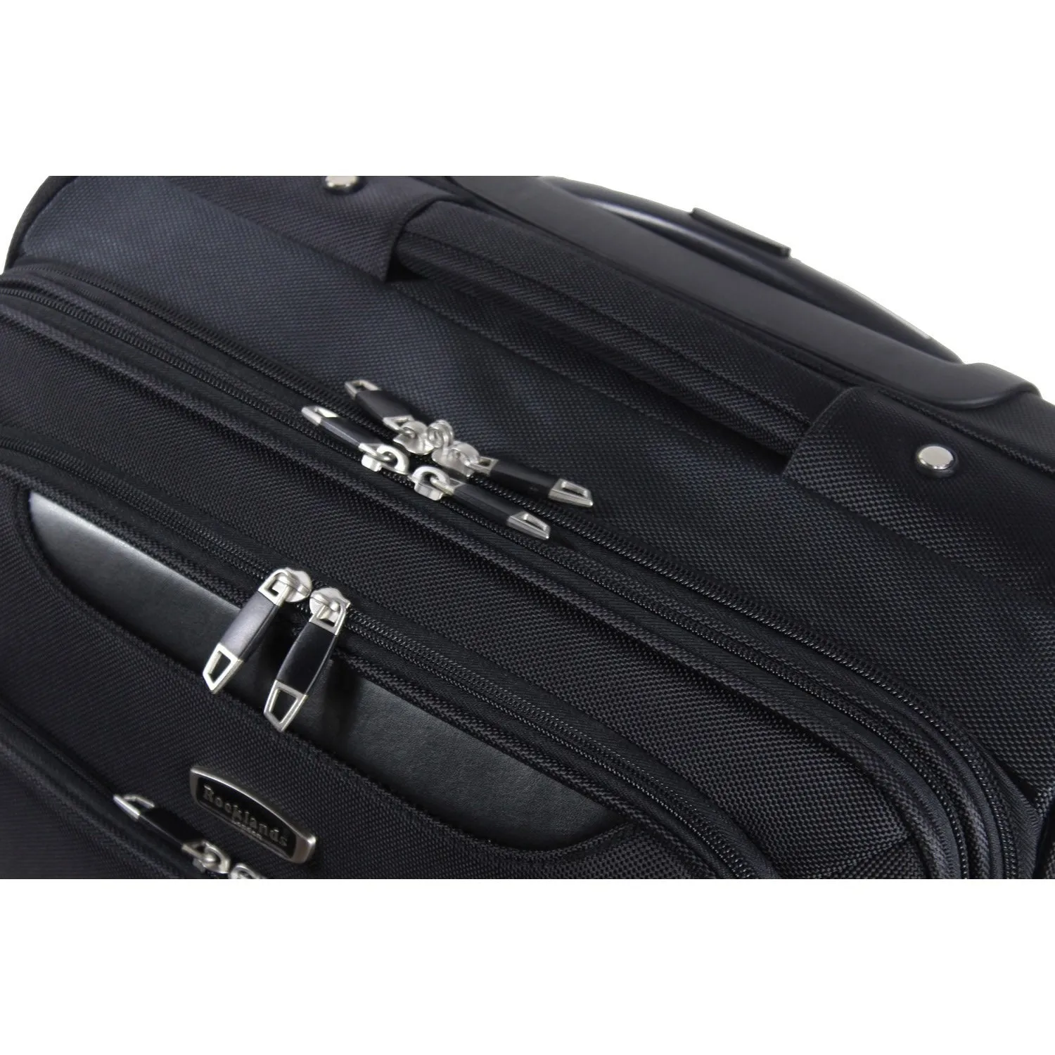 DR643 Four Wheeled Travel Business Organiser Pilot Case Black