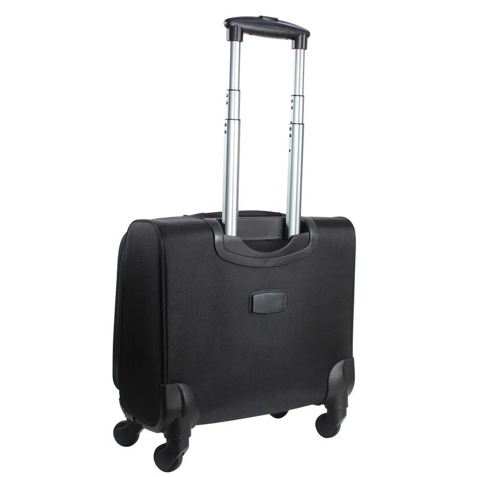 DR643 Four Wheeled Travel Business Organiser Pilot Case Black