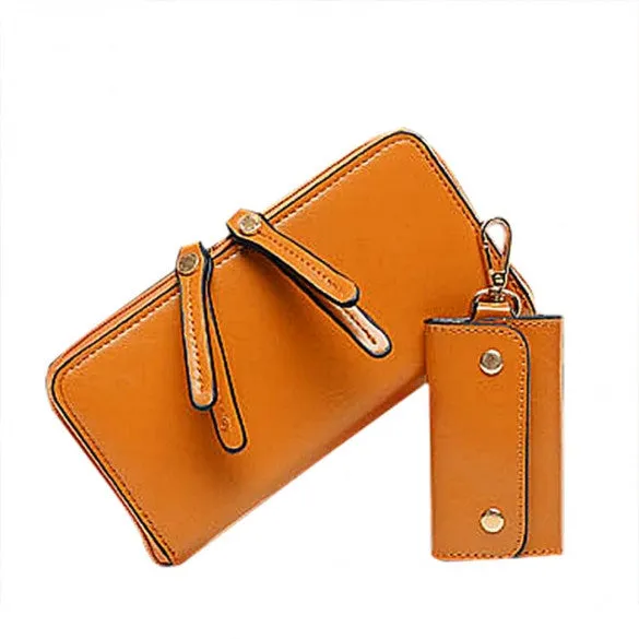 Fashion Women's Synthetic Leather Shoulder Bag   Messenger Bag   Bag   Wallet 4 Sets