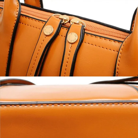 Fashion Women's Synthetic Leather Shoulder Bag   Messenger Bag   Bag   Wallet 4 Sets