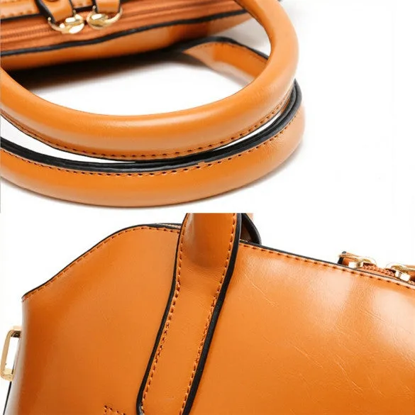 Fashion Women's Synthetic Leather Shoulder Bag   Messenger Bag   Bag   Wallet 4 Sets