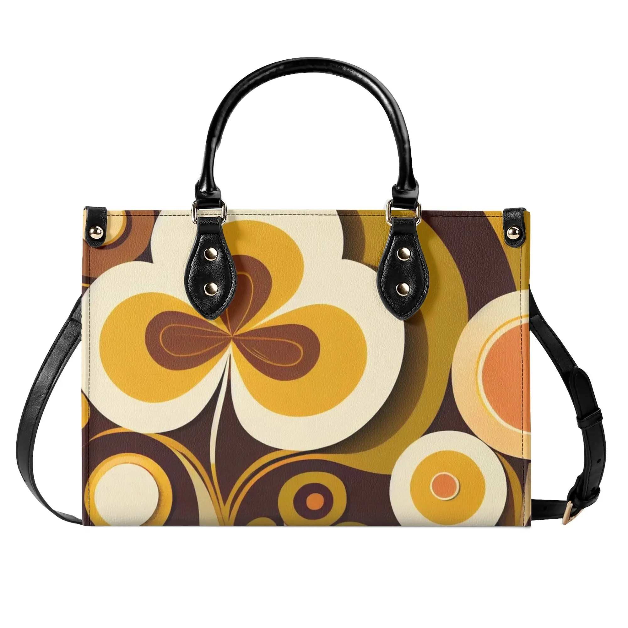 Groovy Flower Power Retro Satchel