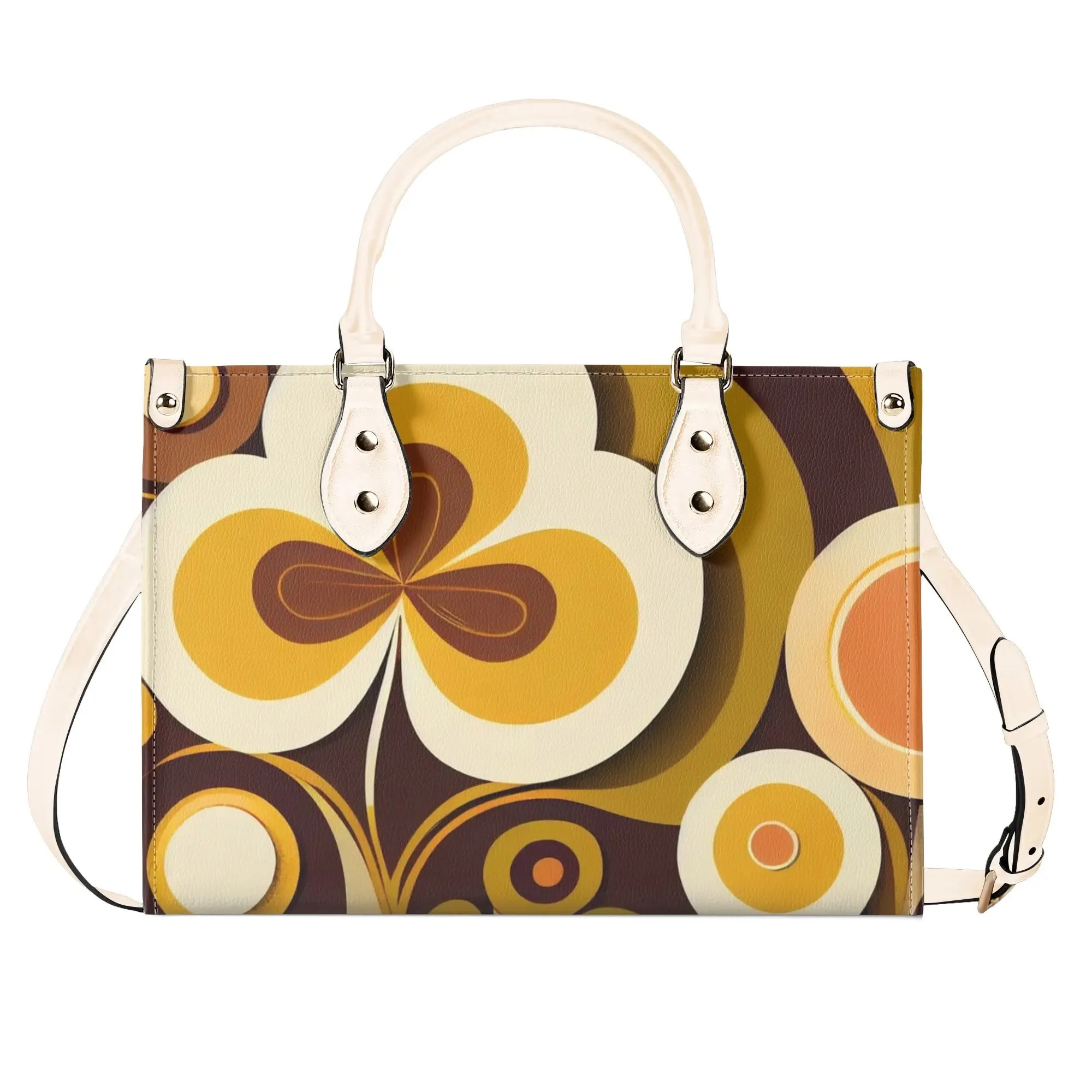 Groovy Flower Power Retro Satchel