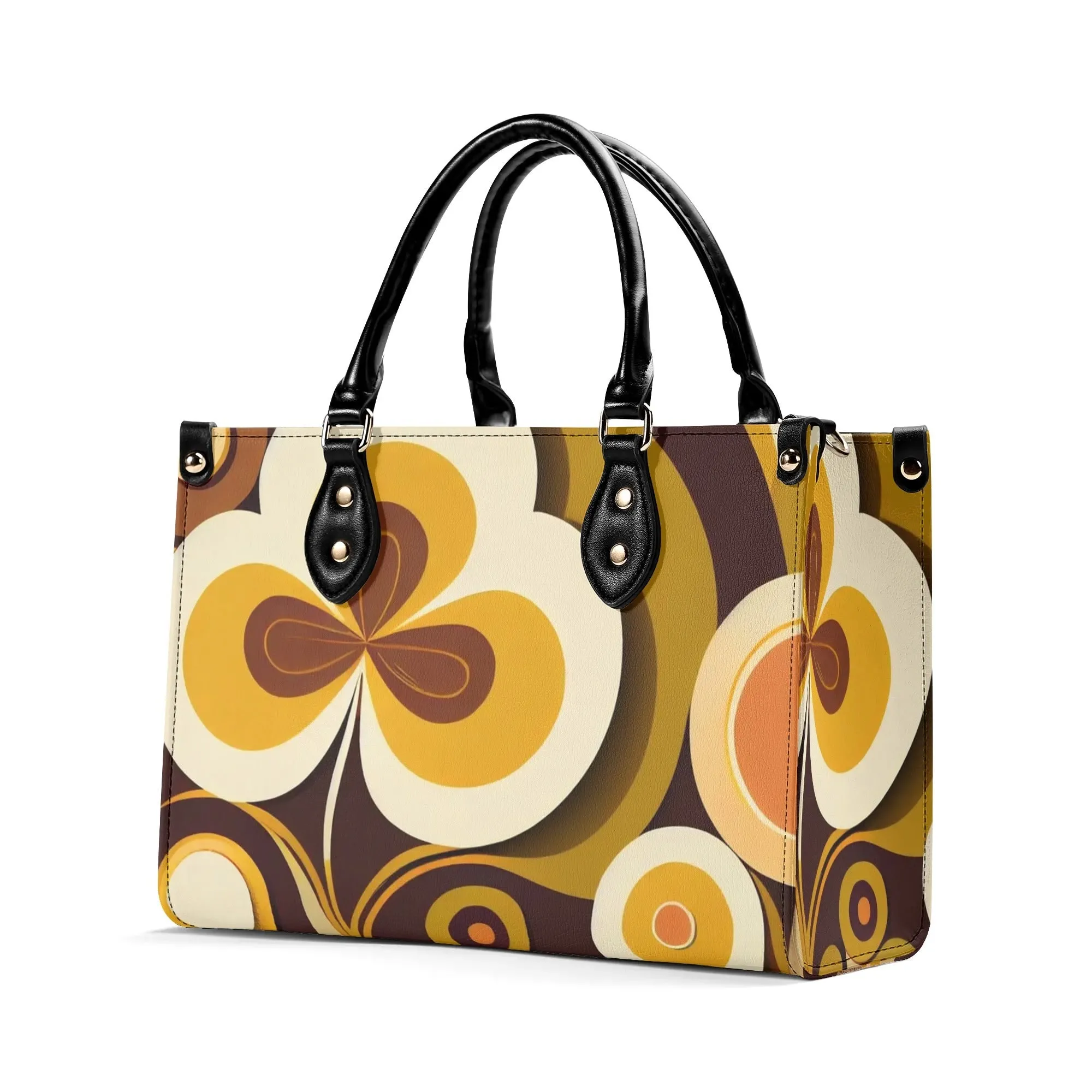 Groovy Flower Power Retro Satchel