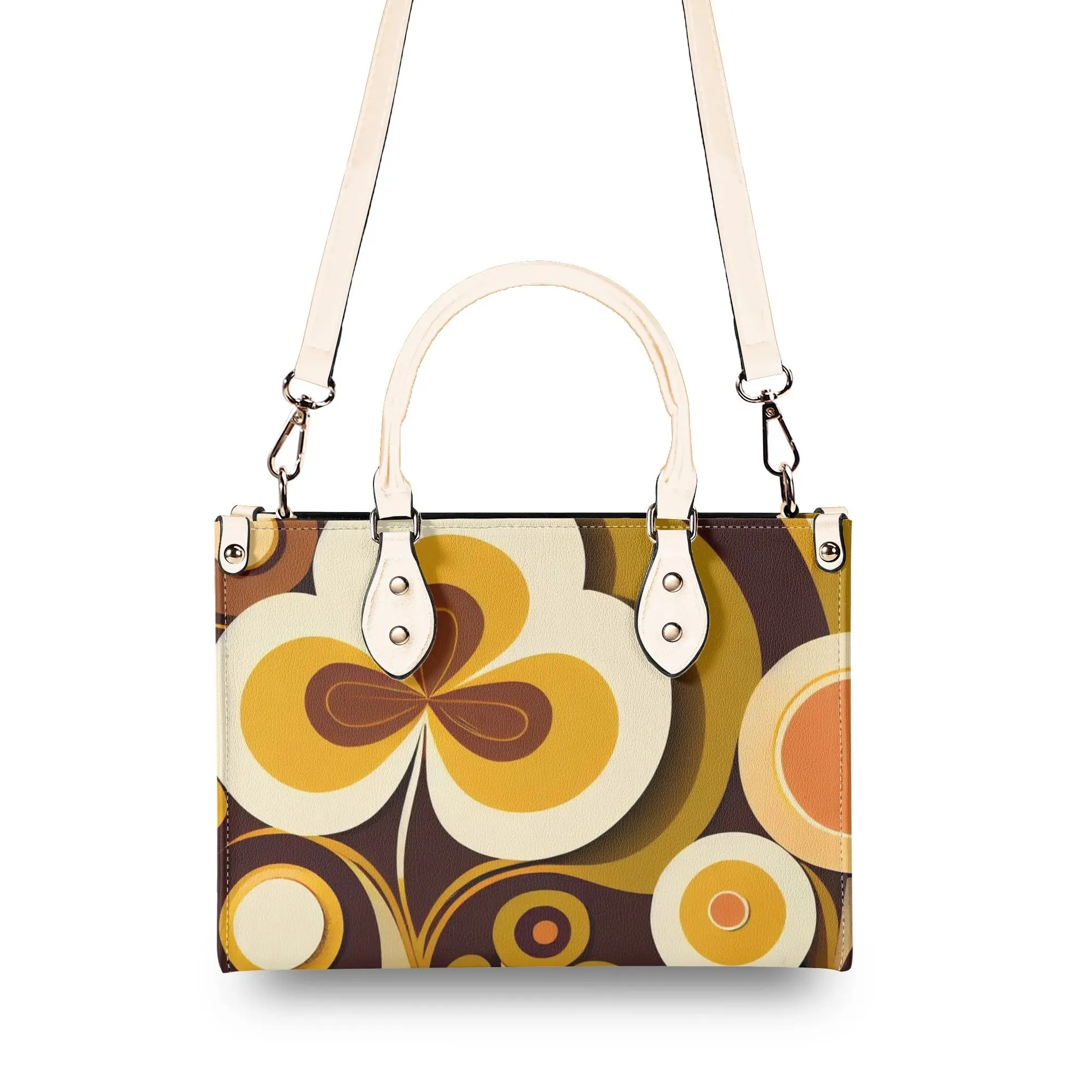 Groovy Flower Power Retro Satchel