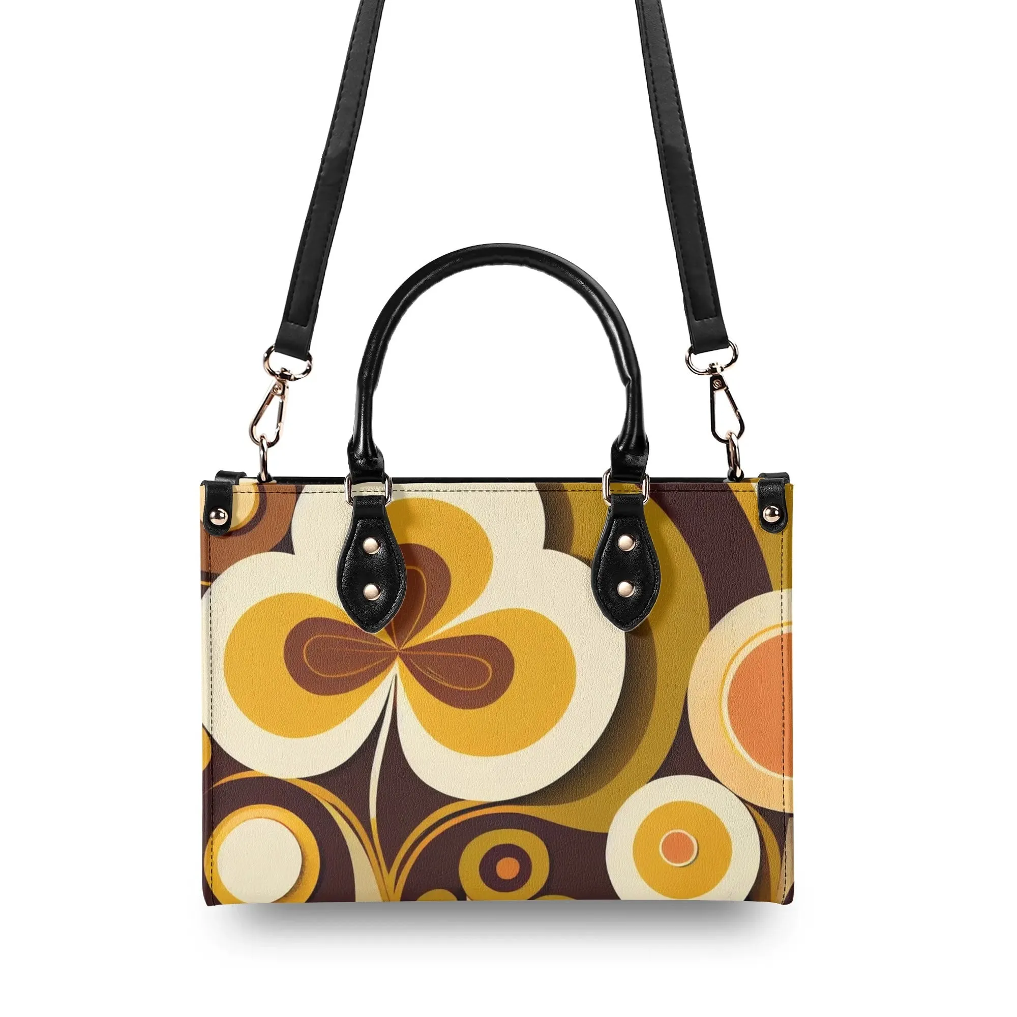 Groovy Flower Power Retro Satchel