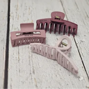 Head Jog Straw Jaws Hair Clip Nude Blush Collection