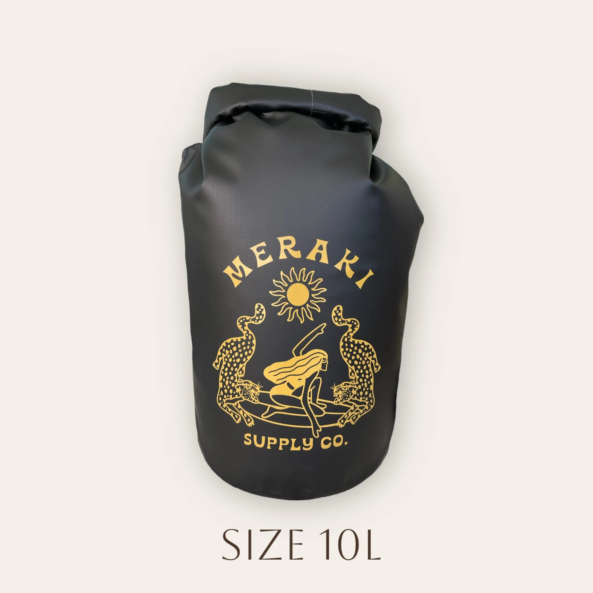 Jungle Dreams Black With Mustard Dry Bag