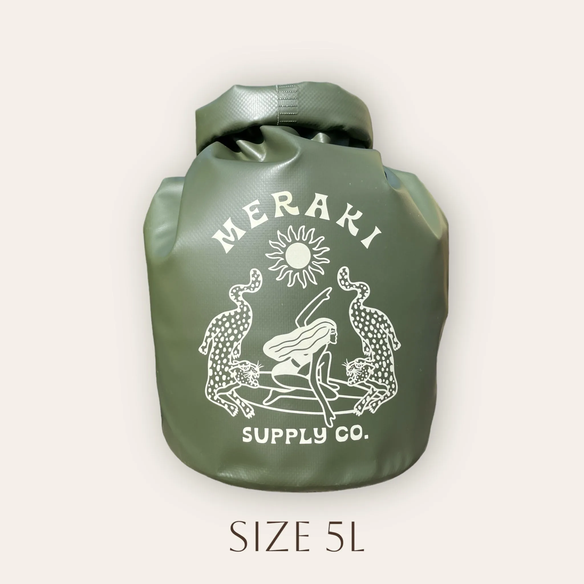 Jungle Dreams Olive Dry Bag