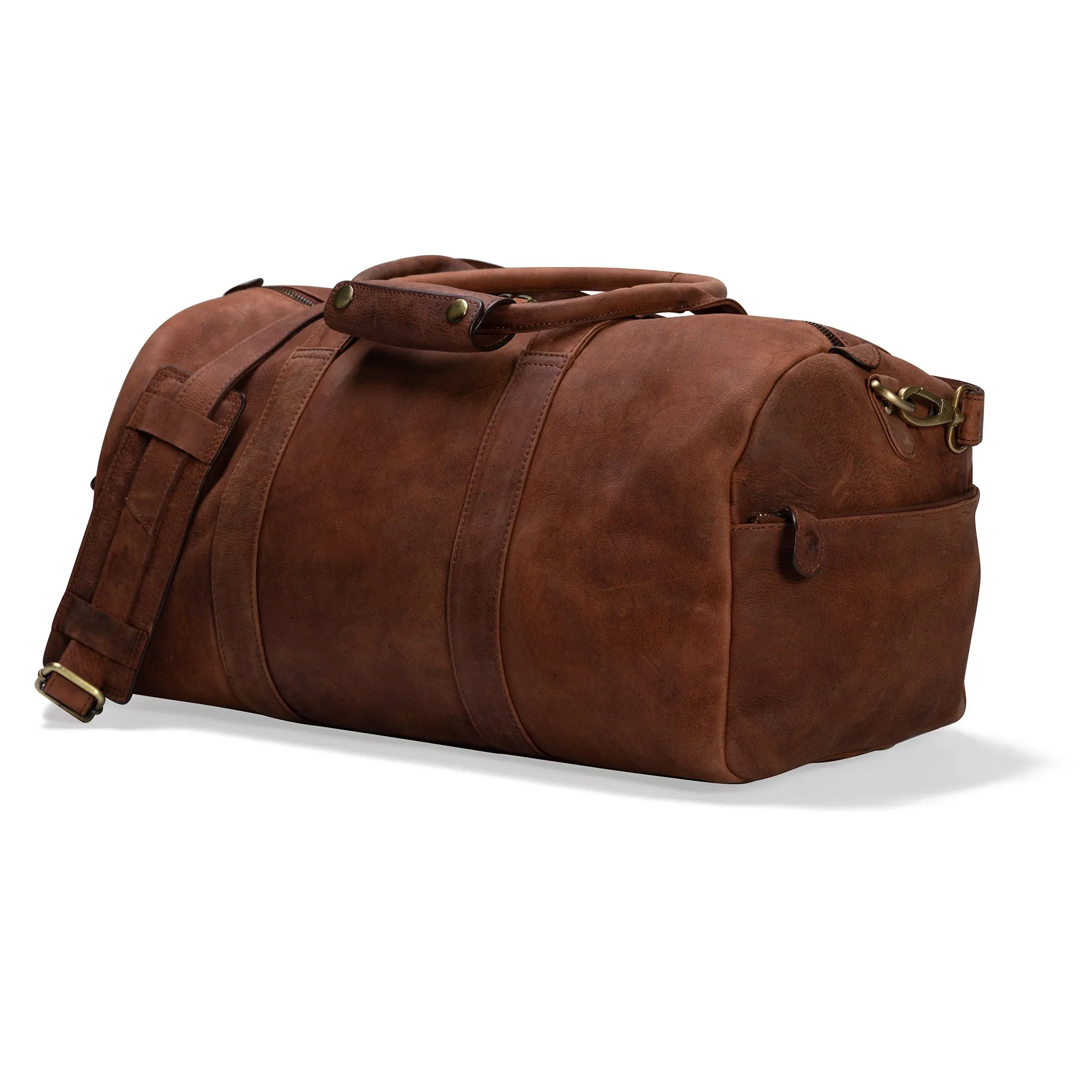 Leather Duffle Bag - Boston