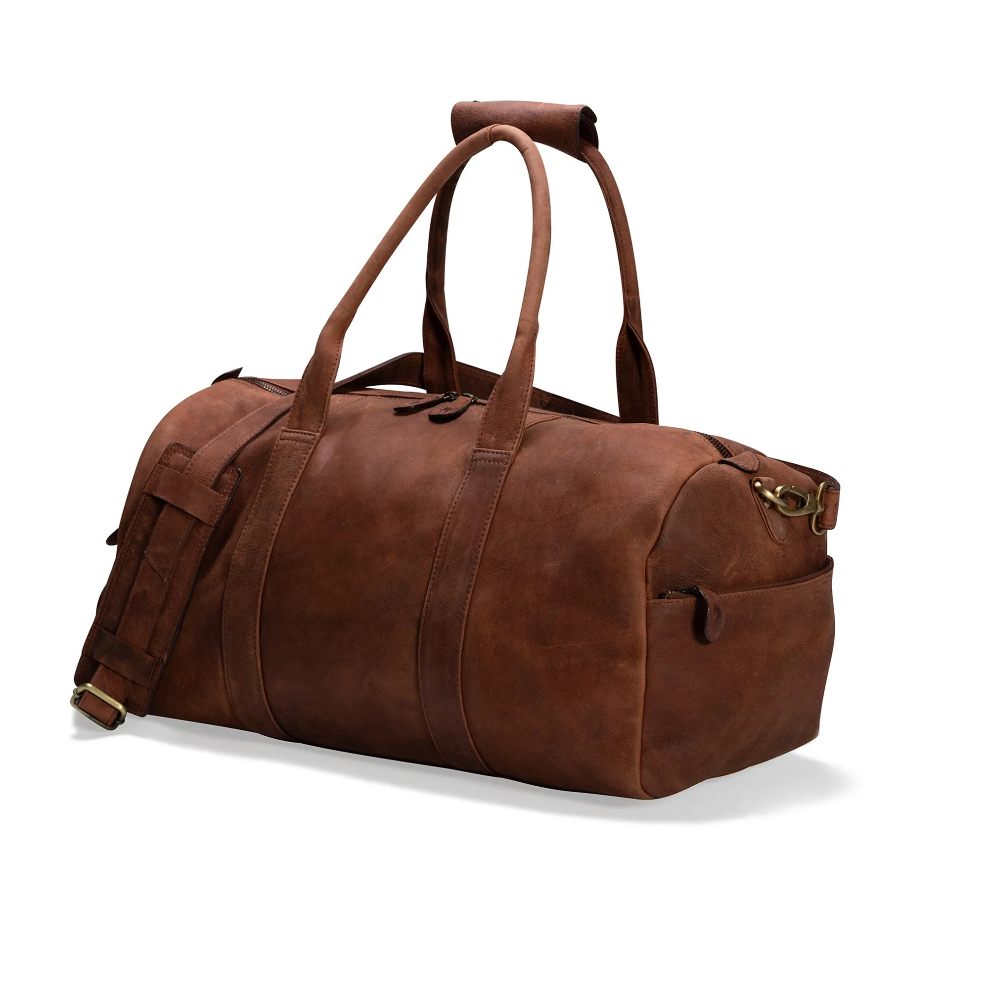 Leather Duffle Bag - Boston