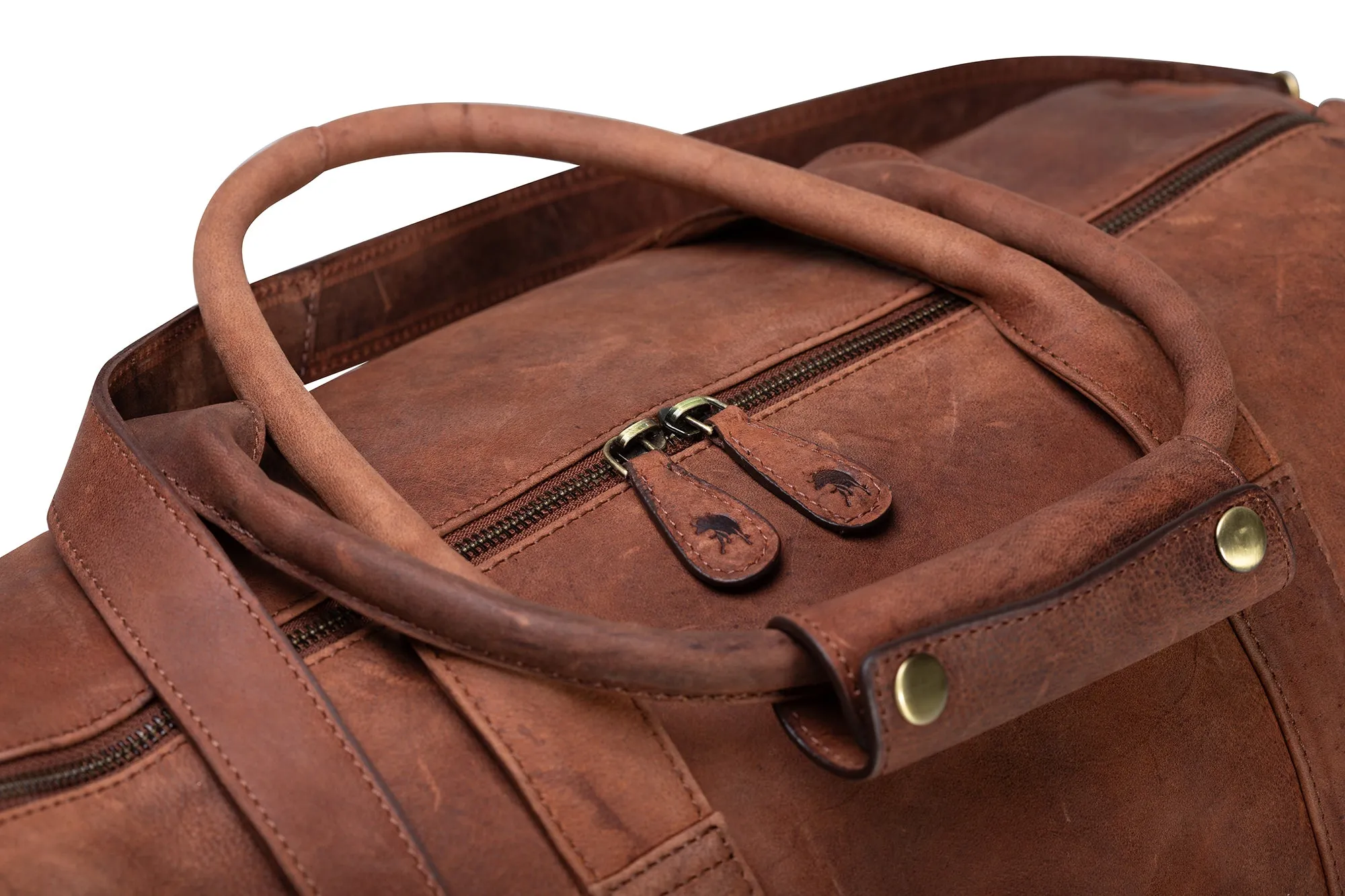 Leather Duffle Bag - Boston