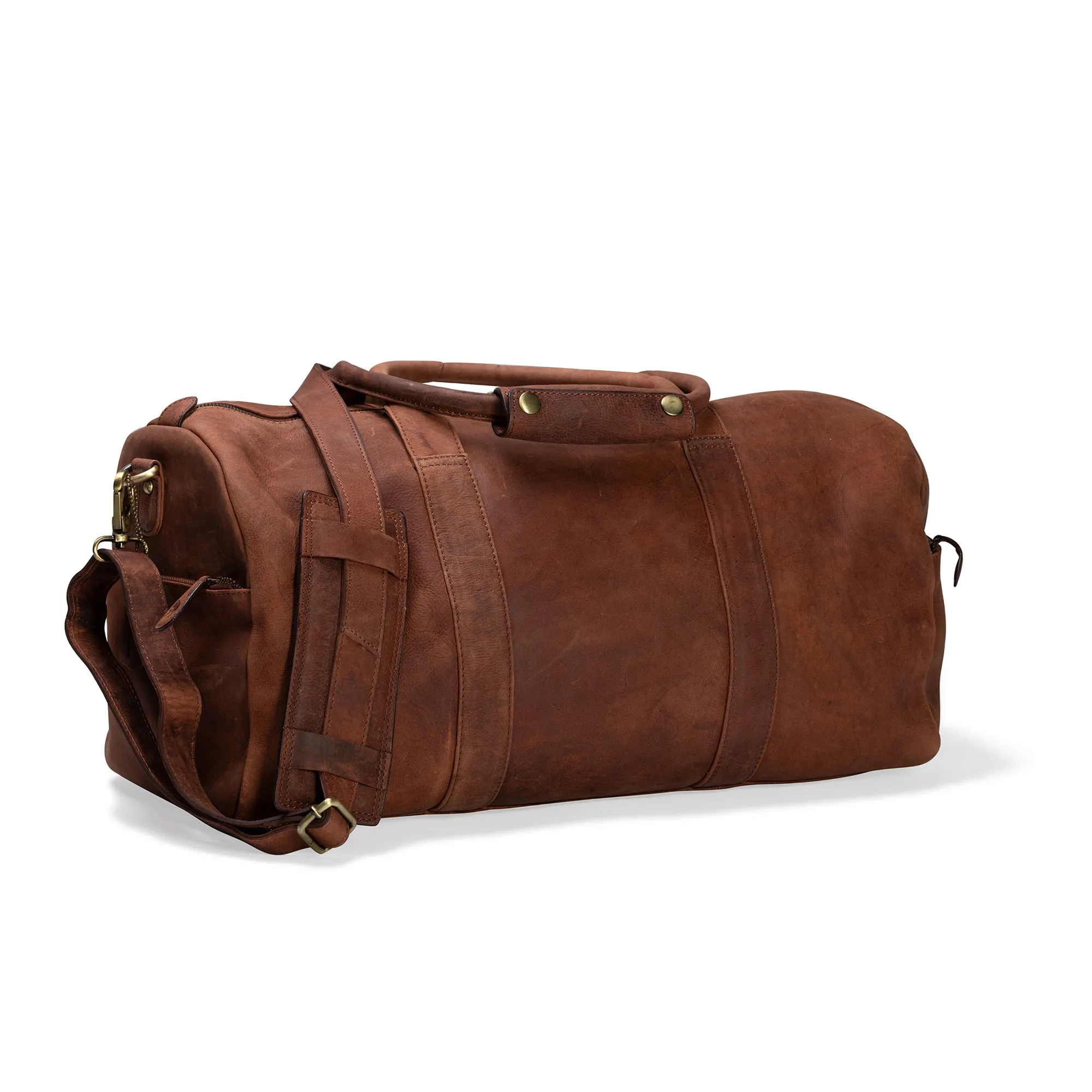 Leather Duffle Bag - Boston