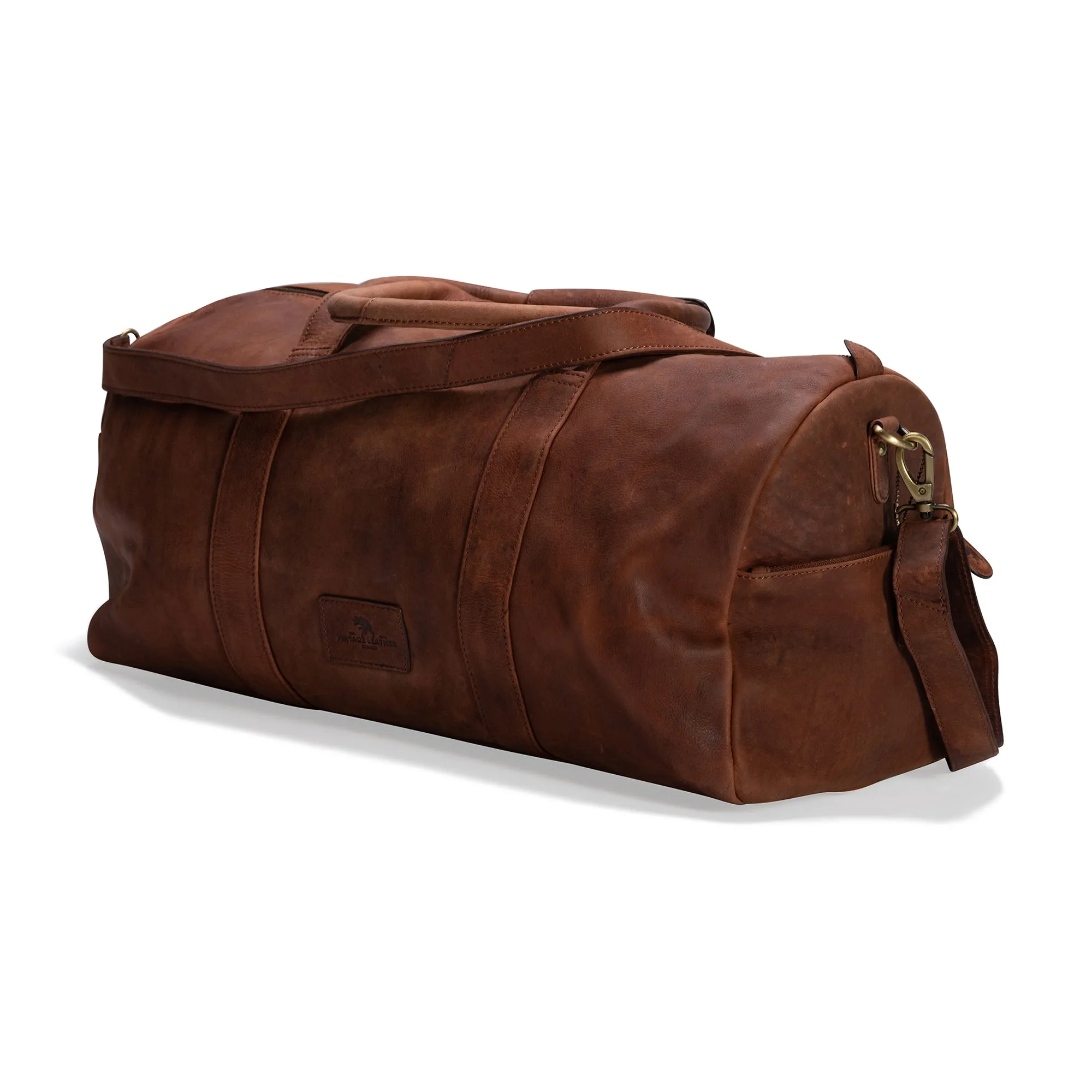 Leather Duffle Bag - Boston