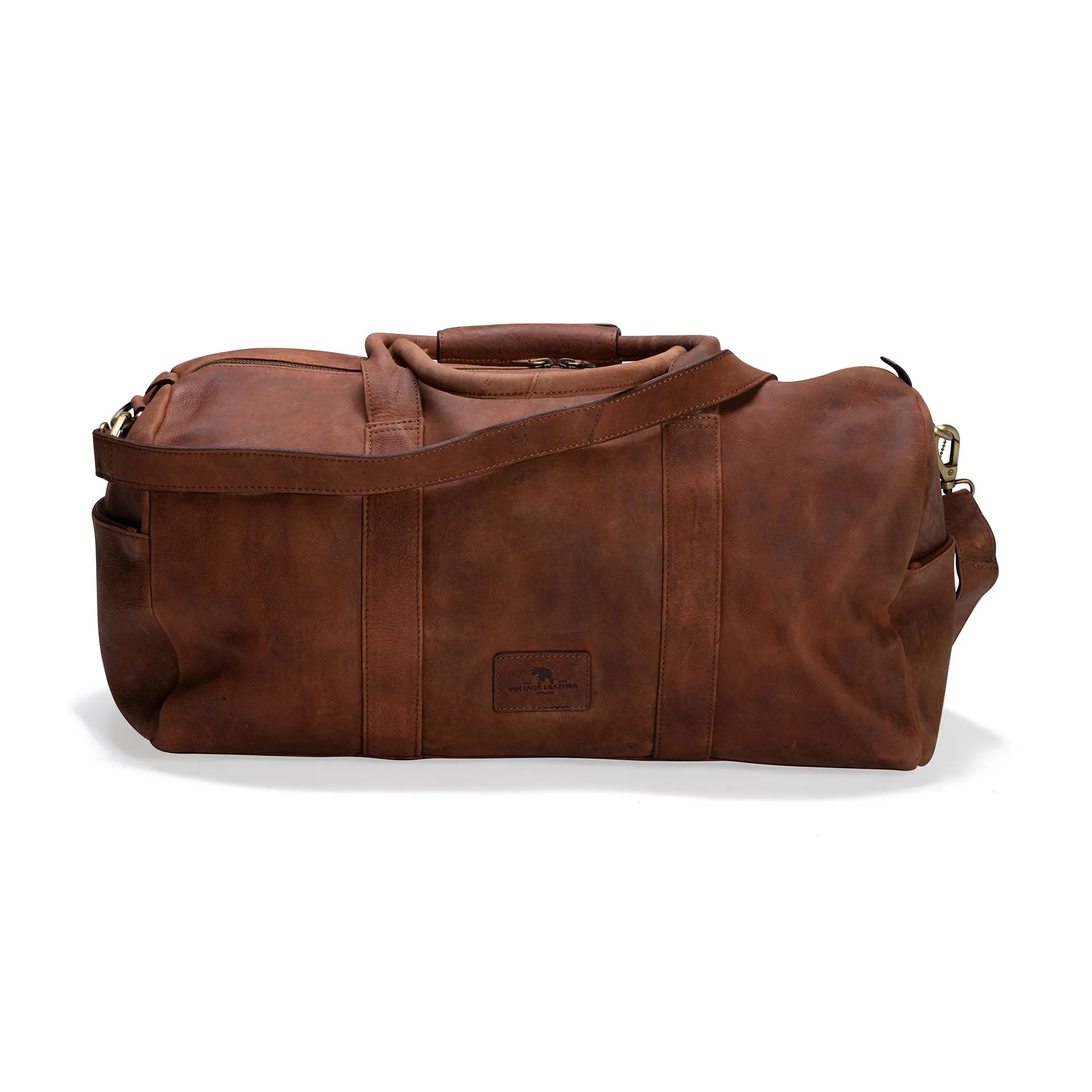 Leather Duffle Bag - Boston