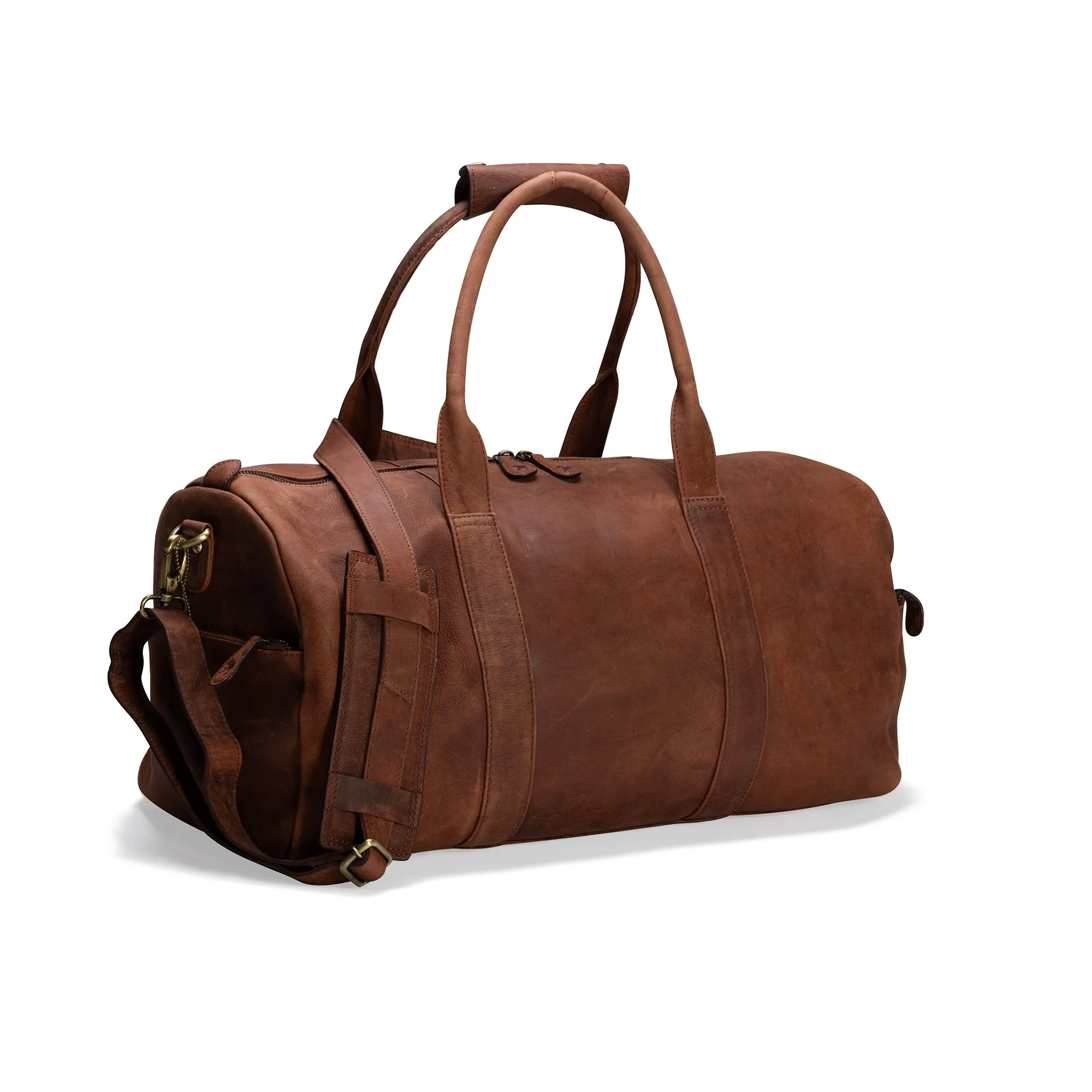 Leather Duffle Bag - Boston