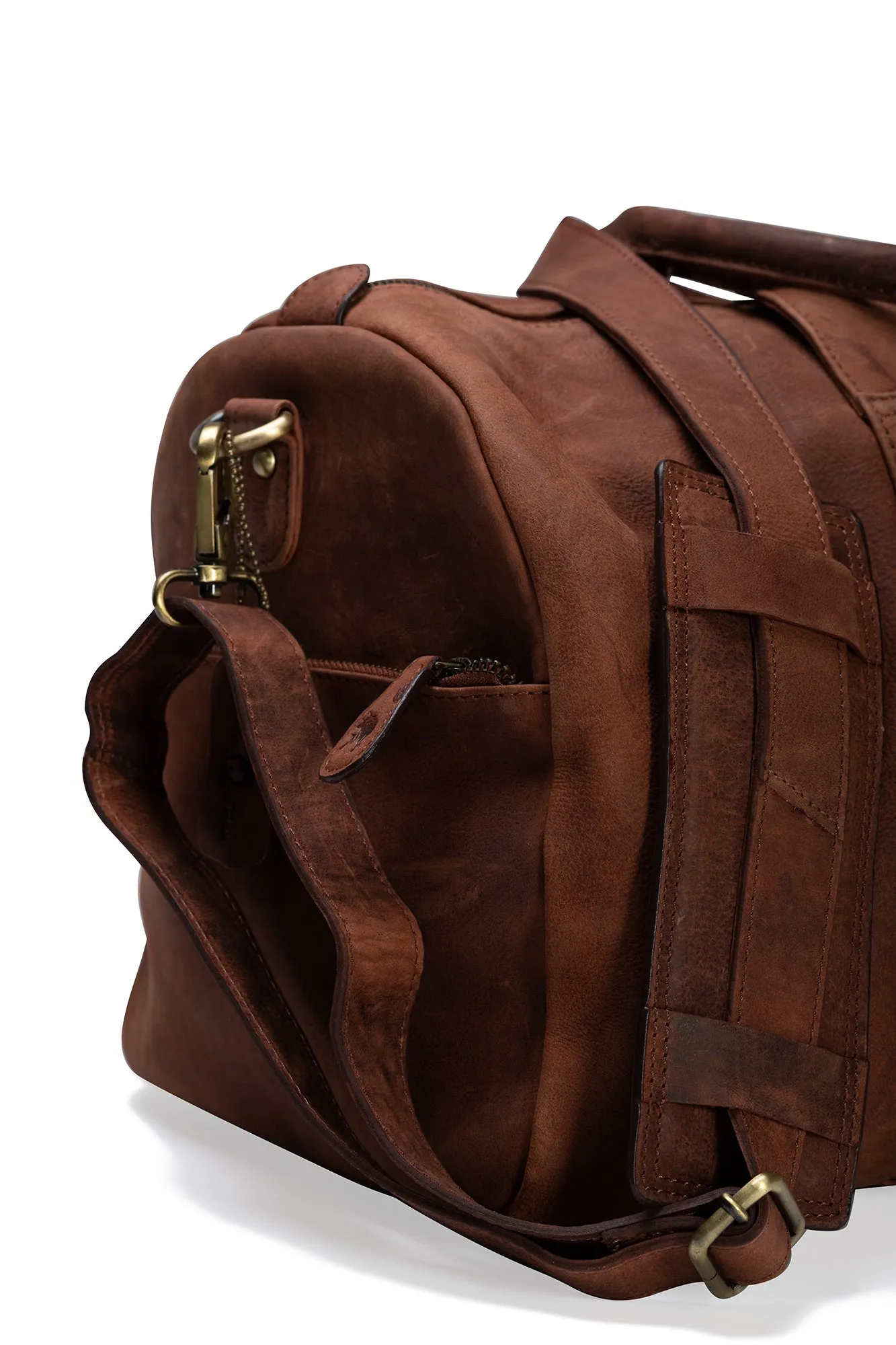 Leather Duffle Bag - Boston