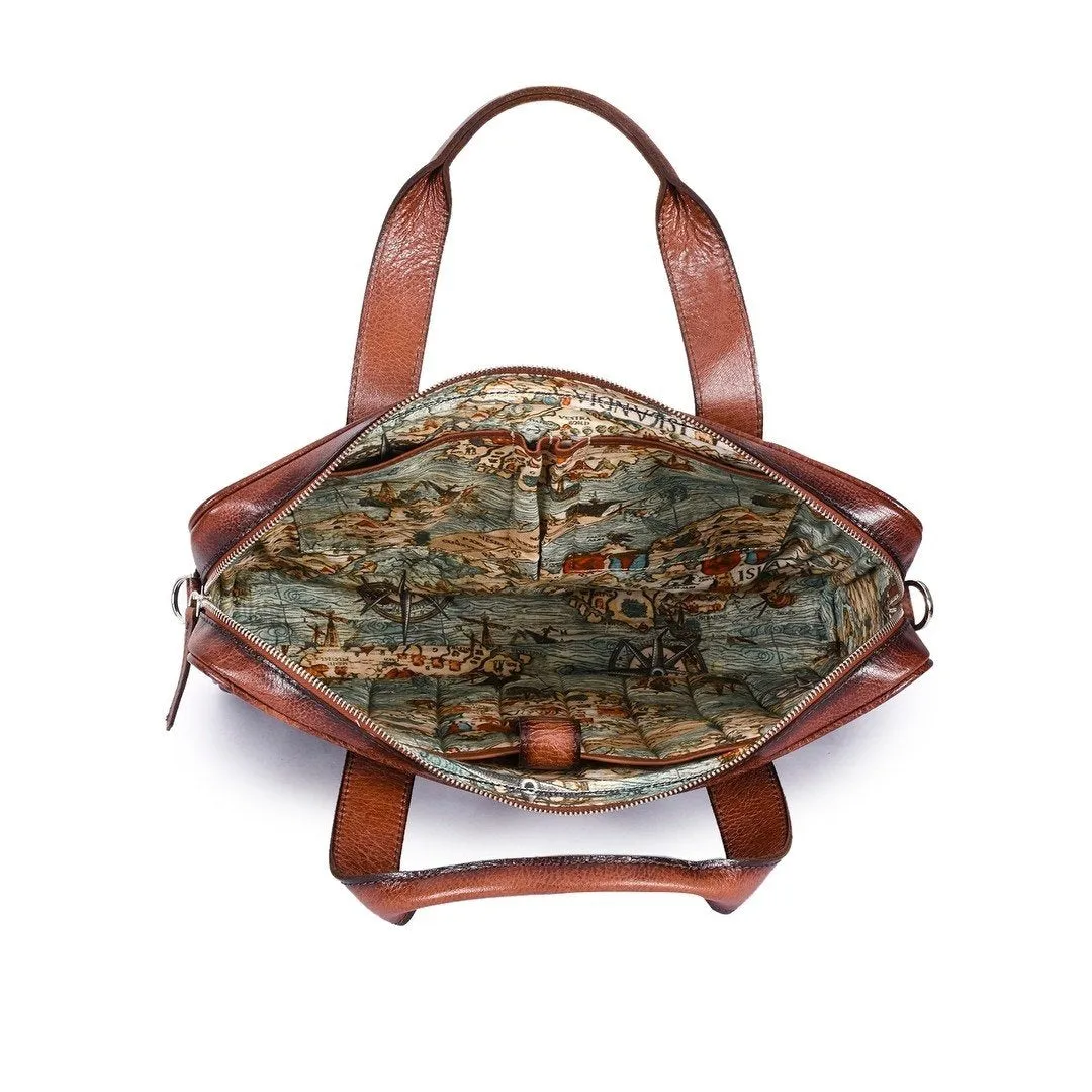 Leather Laptop Bag -PRM631