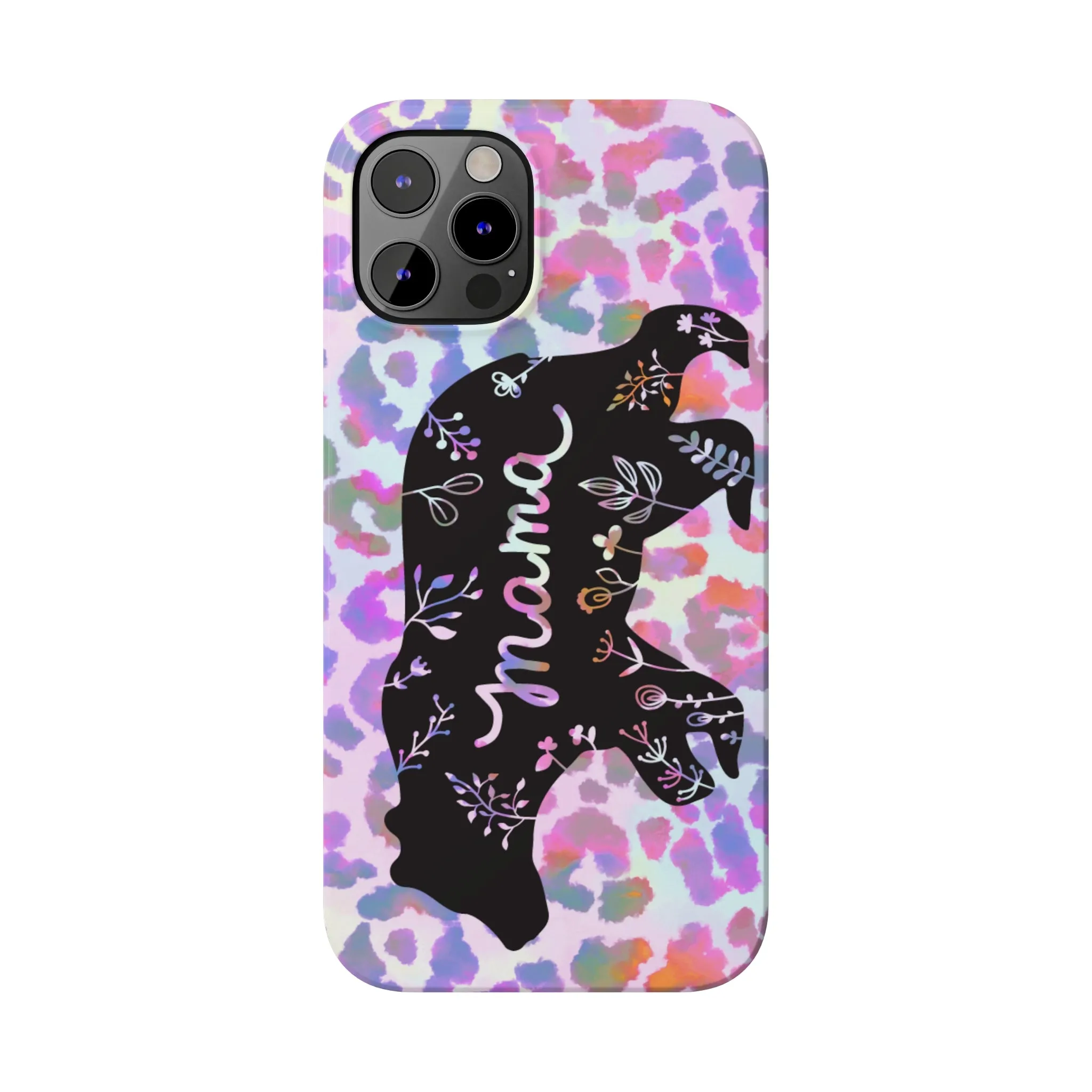 Mama Bear Cheetah iPhone Slim Phone Cases