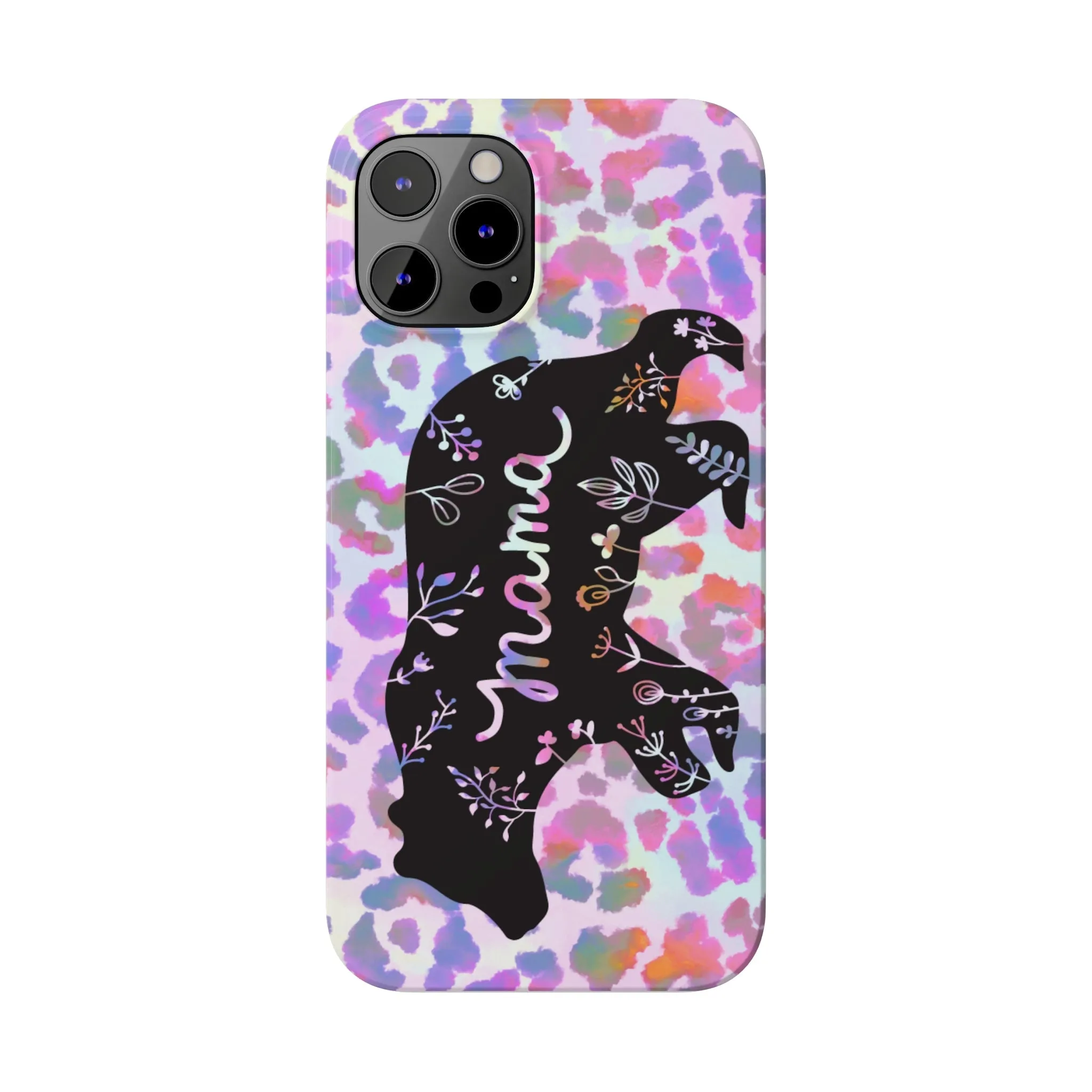 Mama Bear Cheetah iPhone Slim Phone Cases