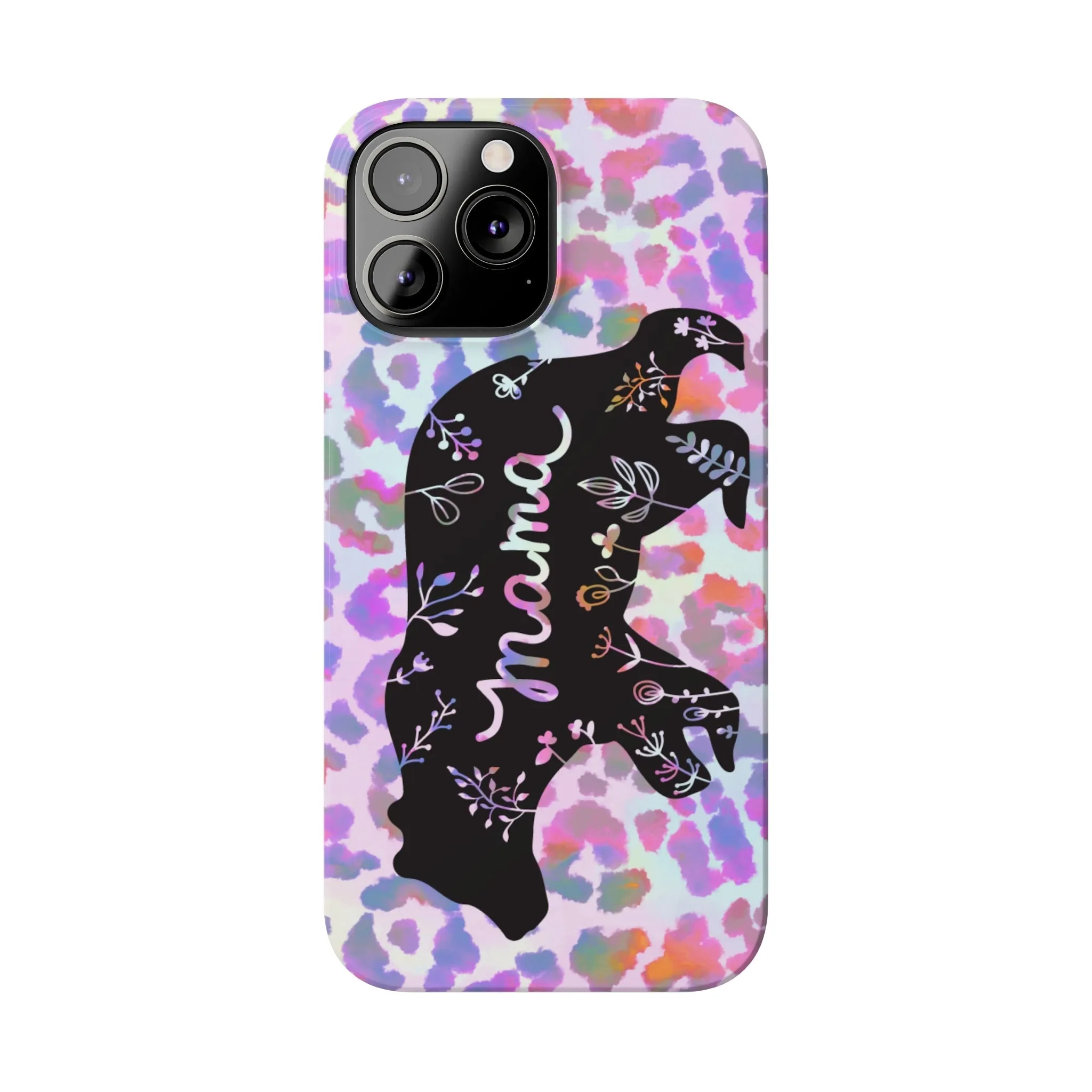 Mama Bear Cheetah iPhone Slim Phone Cases