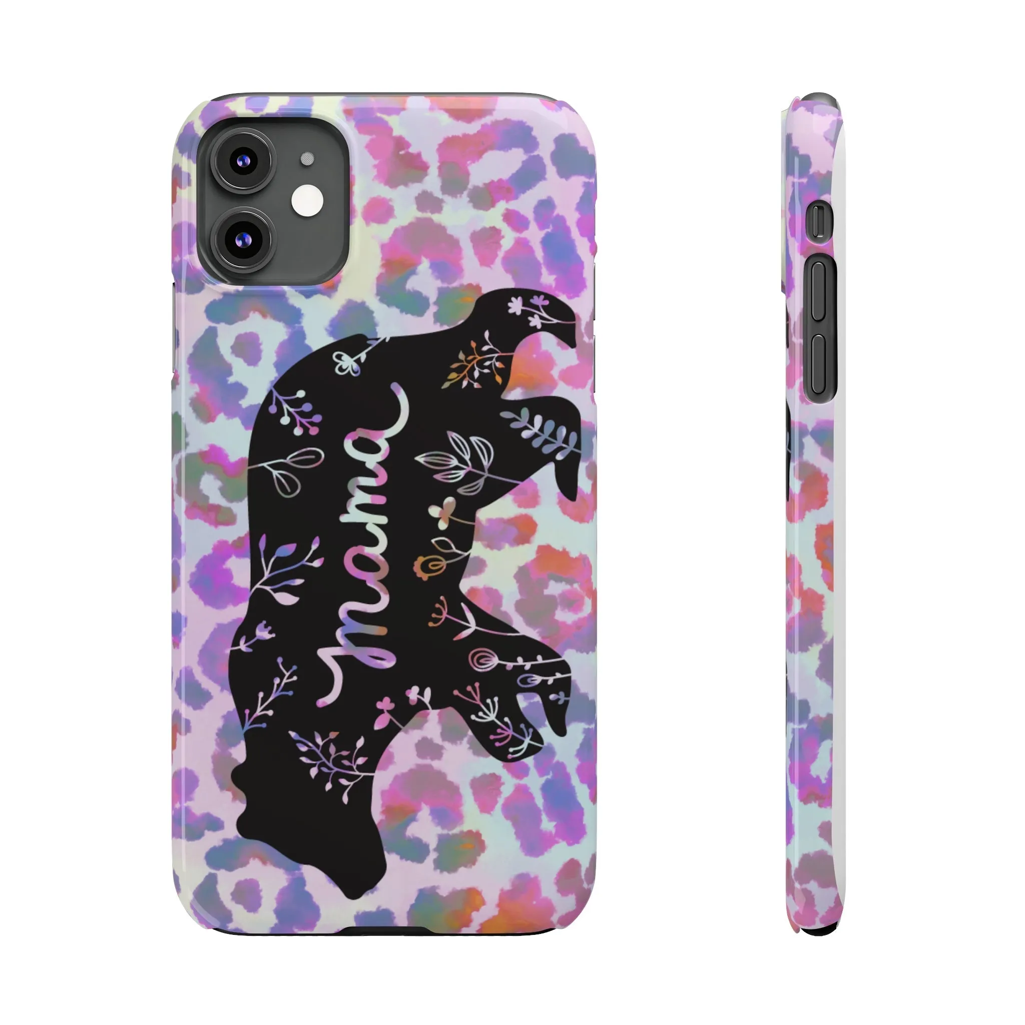 Mama Bear Cheetah iPhone Slim Phone Cases