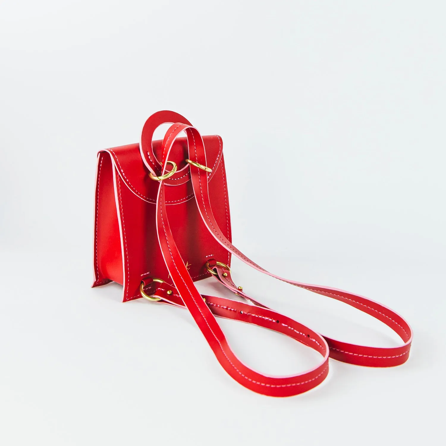 Mini Effie Backpack - Cherry