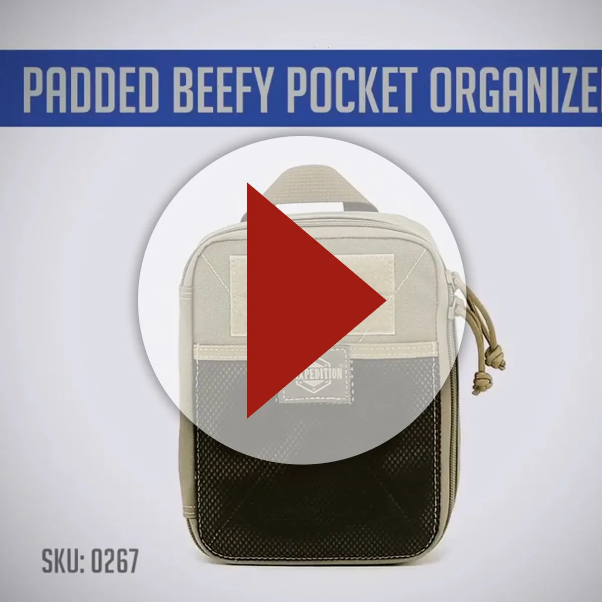 Padded Beefy Pocket Organizer
