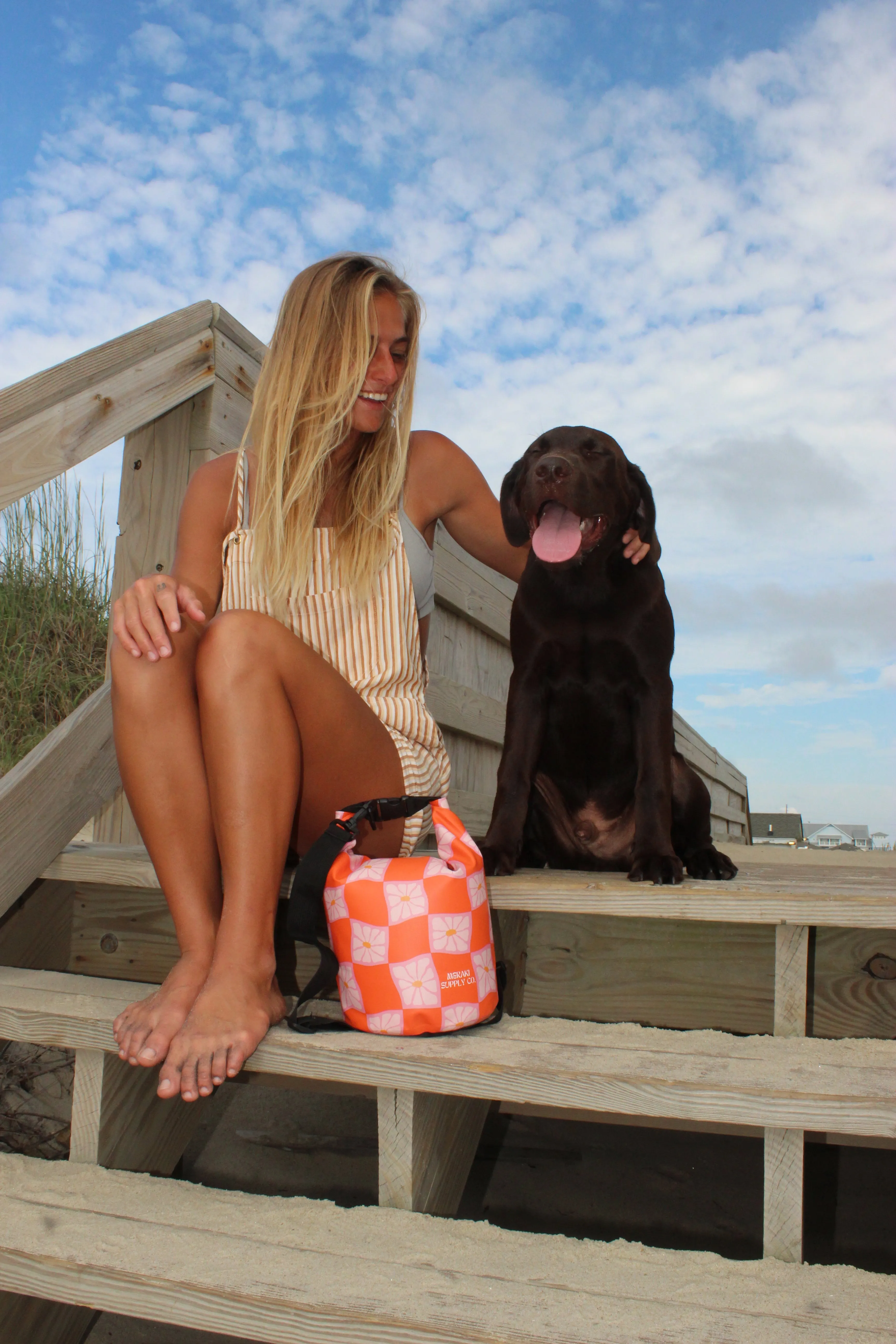 Paloma Checkered Dry Bag