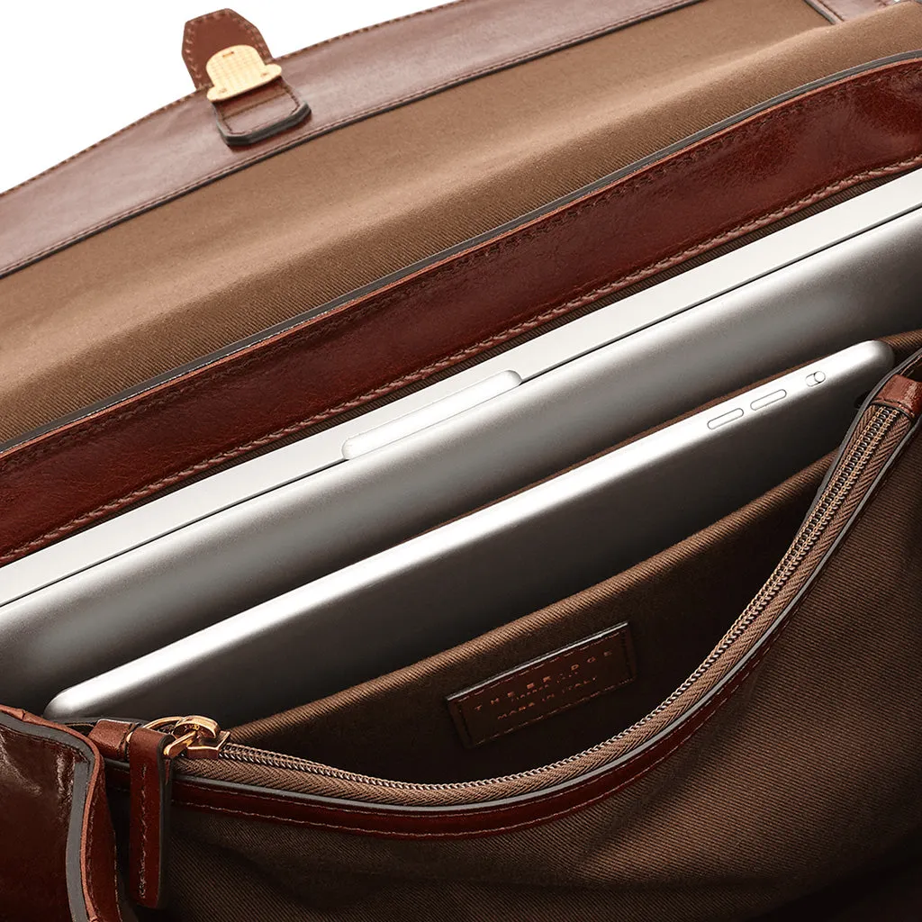 The Bridge Briefcase with Flap Front - Style: 06332001