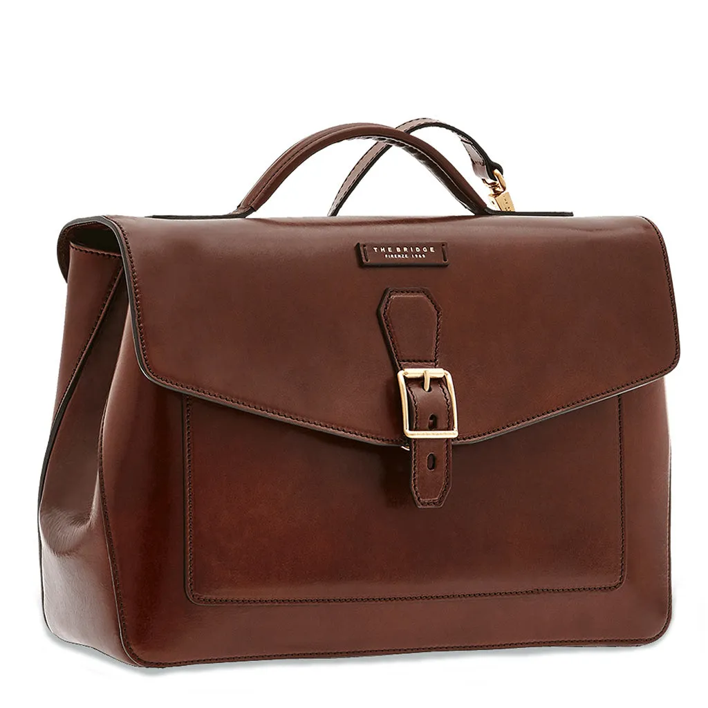 The Bridge Briefcase with Flap Front - Style: 06332001