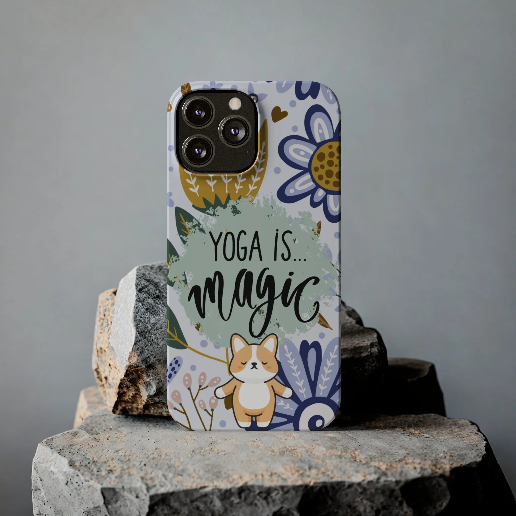 Yoga Is Magic Cute iPhone Slim Phone Case