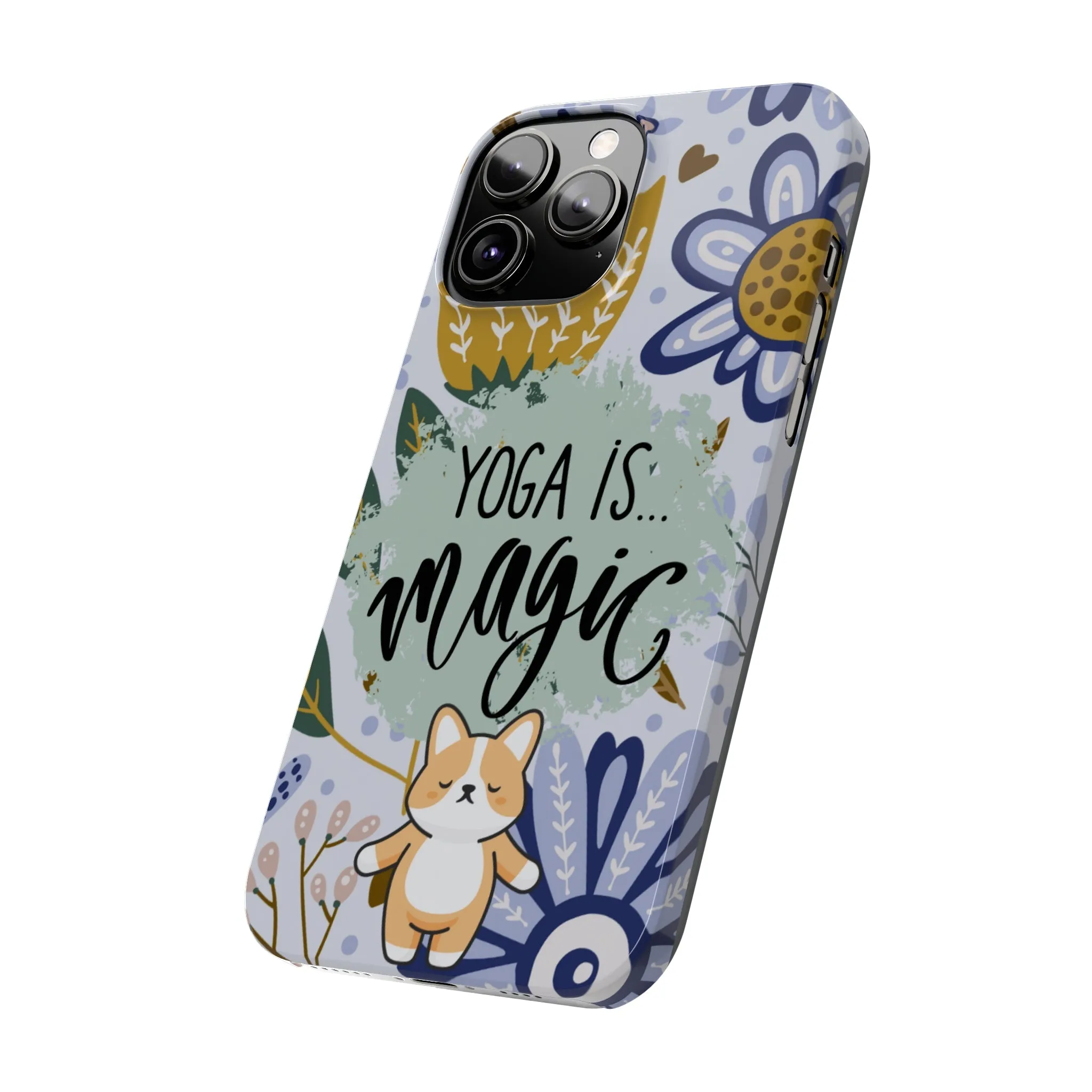 Yoga Is Magic Cute iPhone Slim Phone Case