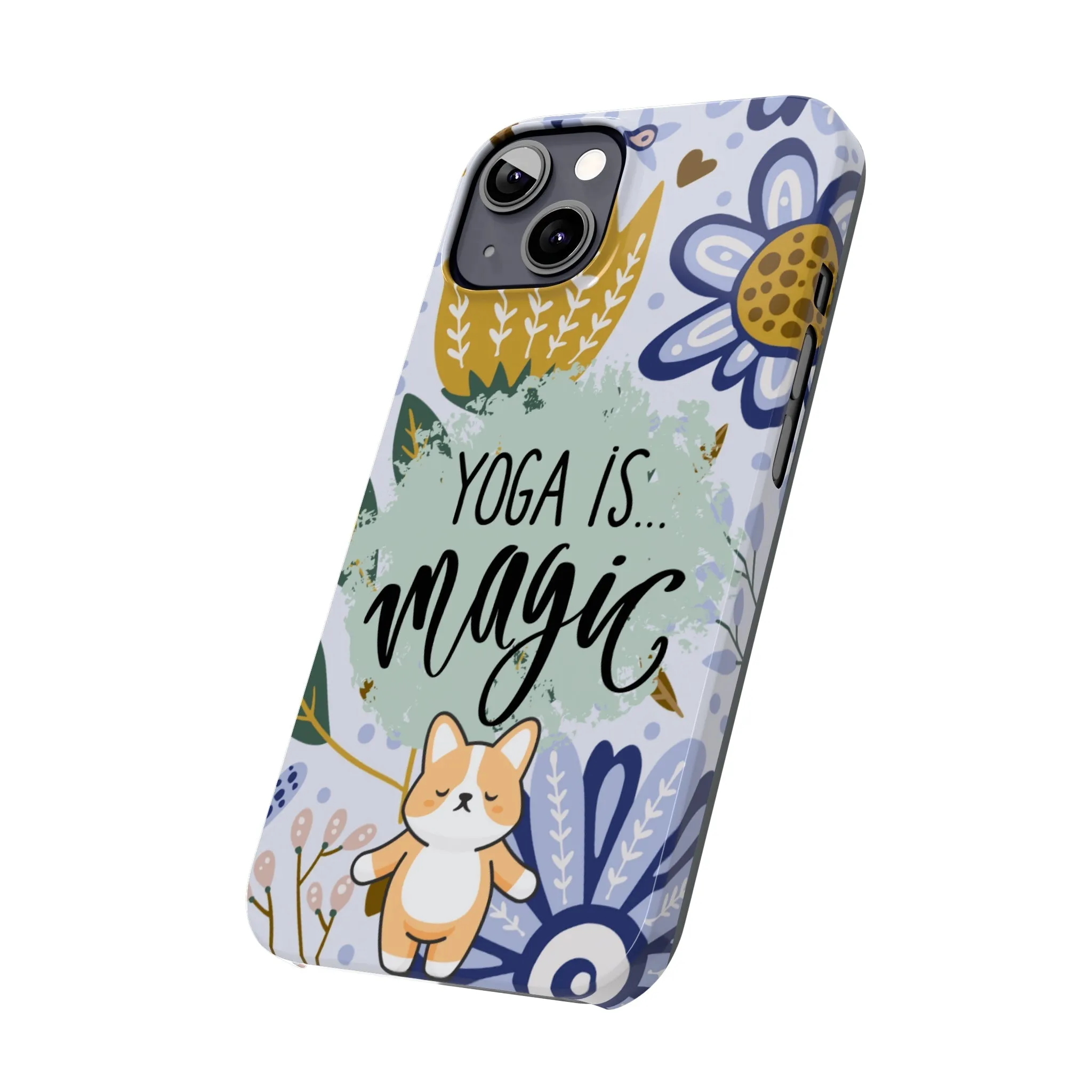 Yoga Is Magic Cute iPhone Slim Phone Case