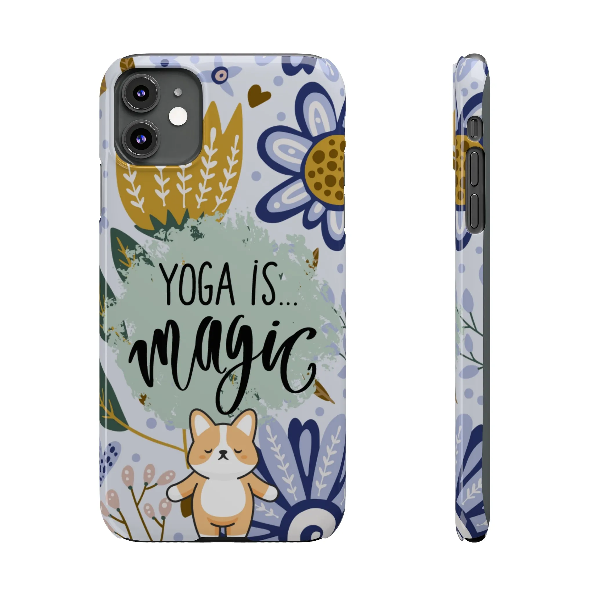 Yoga Is Magic Cute iPhone Slim Phone Case