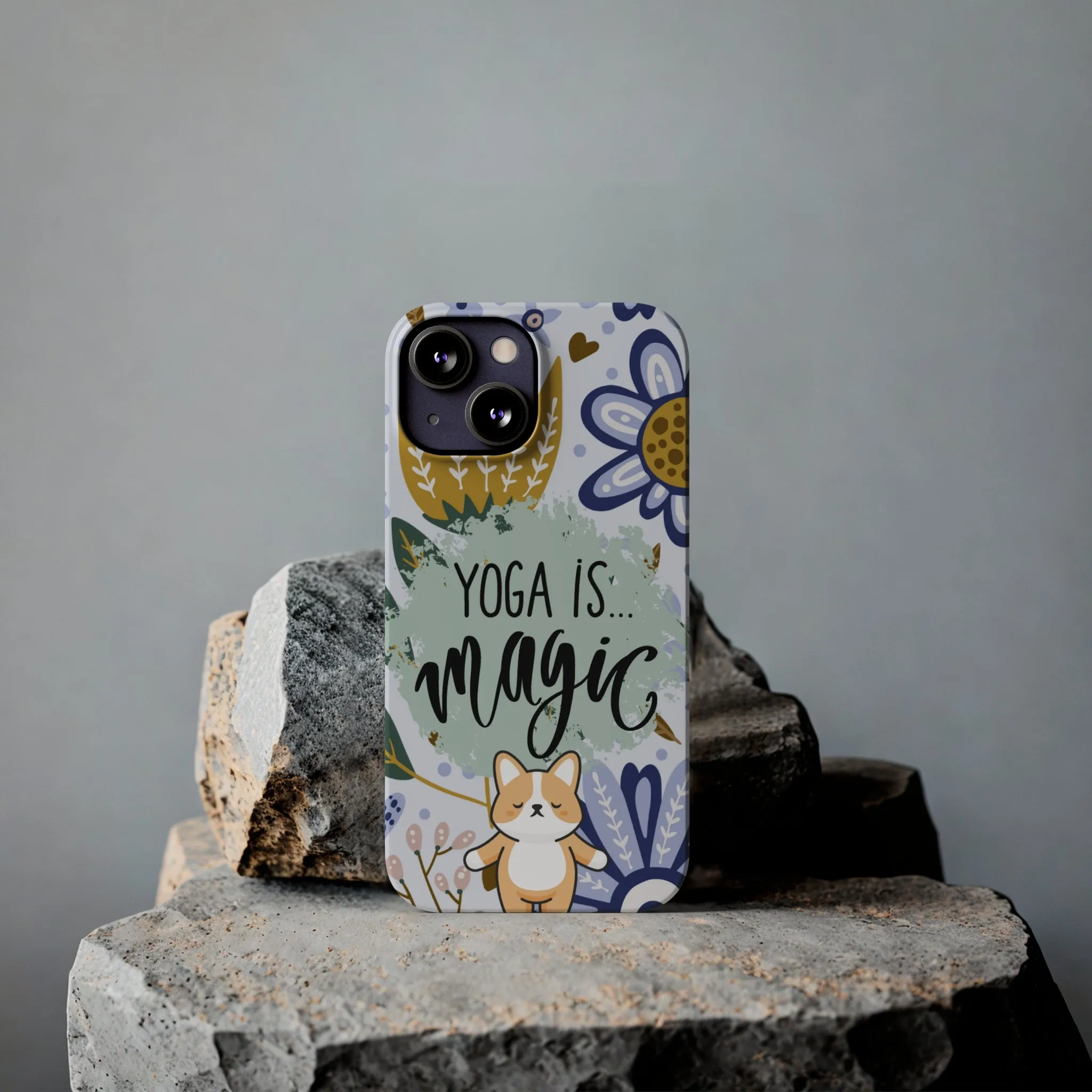 Yoga Is Magic Cute iPhone Slim Phone Case