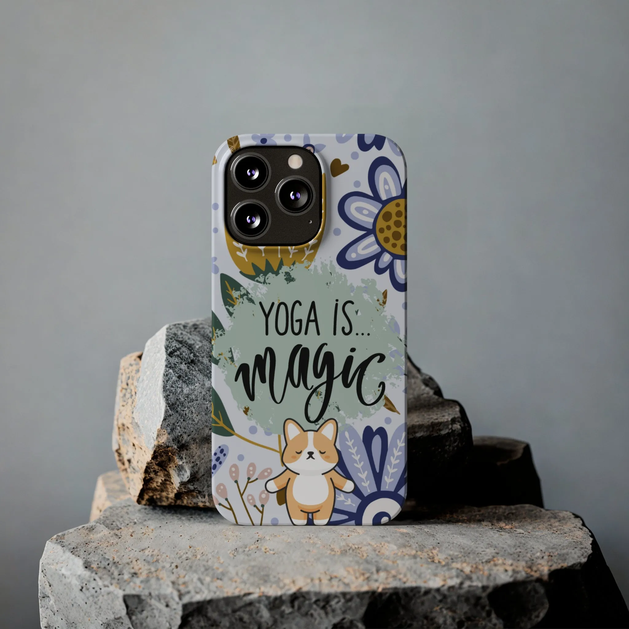Yoga Is Magic Cute iPhone Slim Phone Case