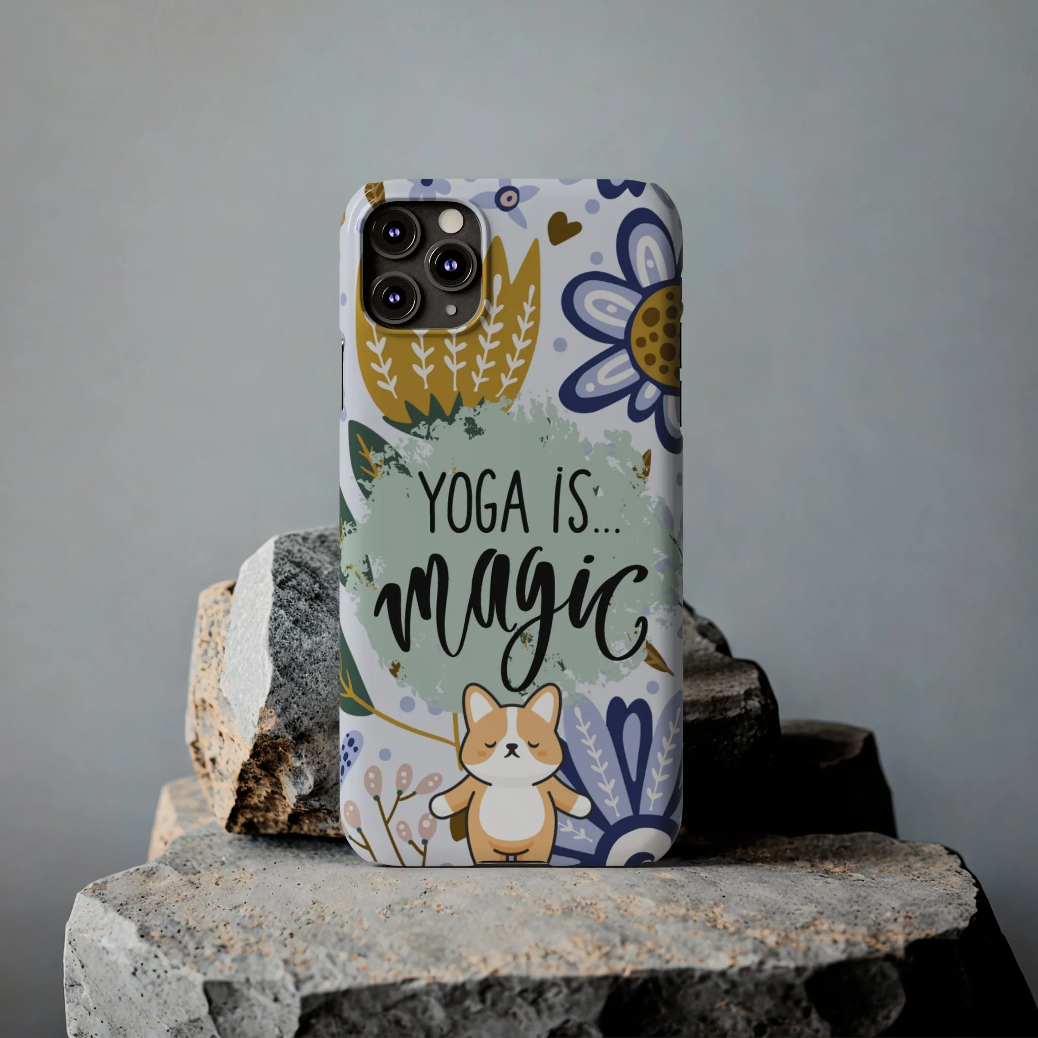 Yoga Is Magic Cute iPhone Slim Phone Case