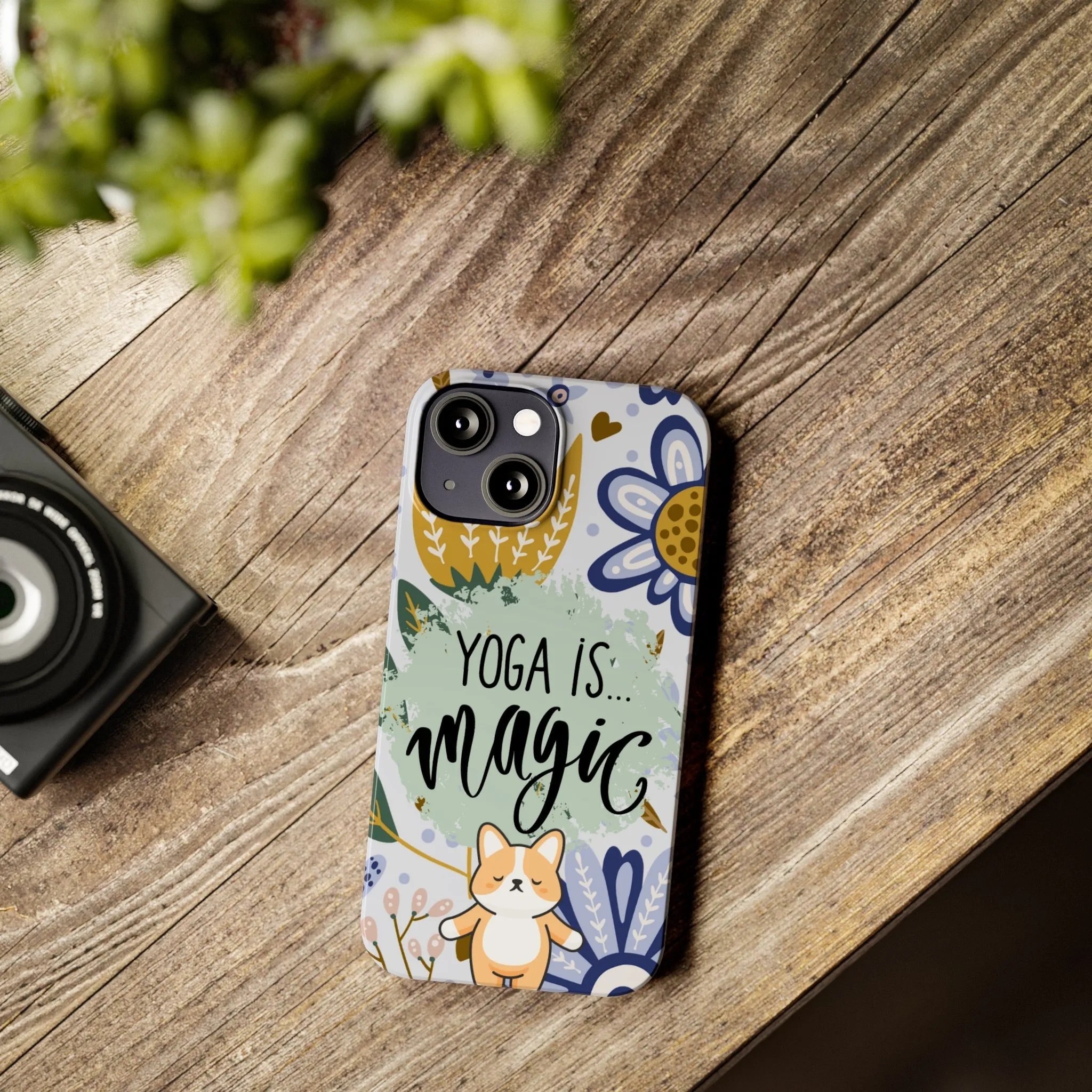 Yoga Is Magic Cute iPhone Slim Phone Case